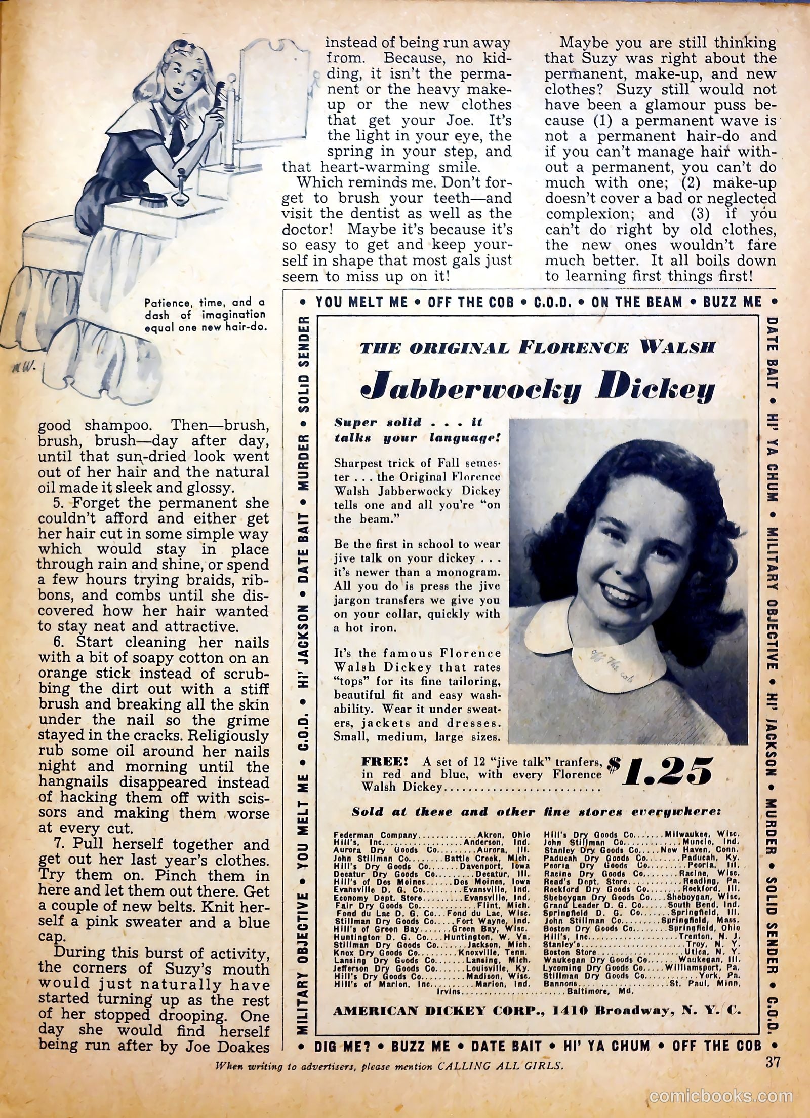 Calling All Girls #22 — page 36 of 59