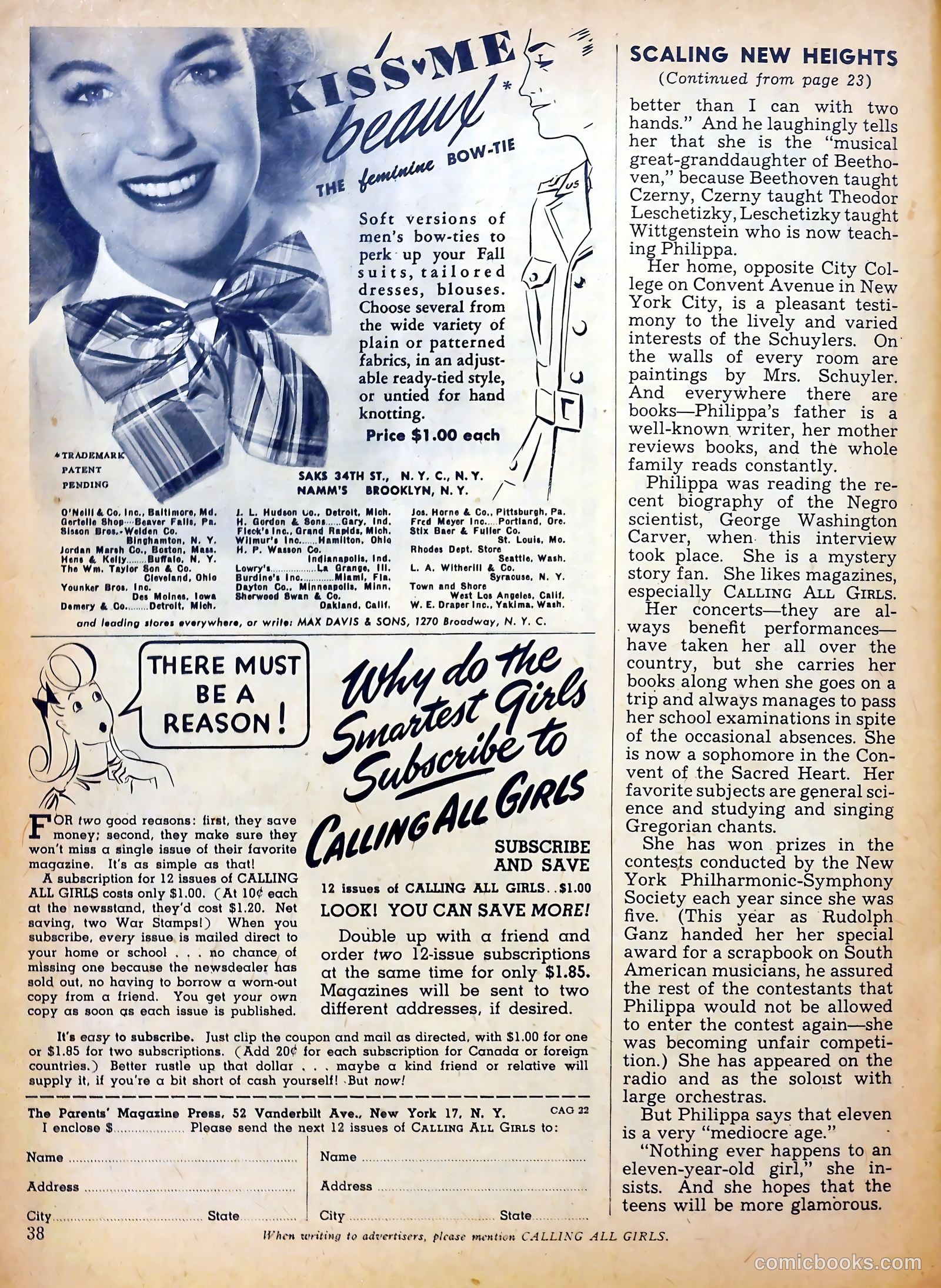 Calling All Girls #22 — page 37 of 59