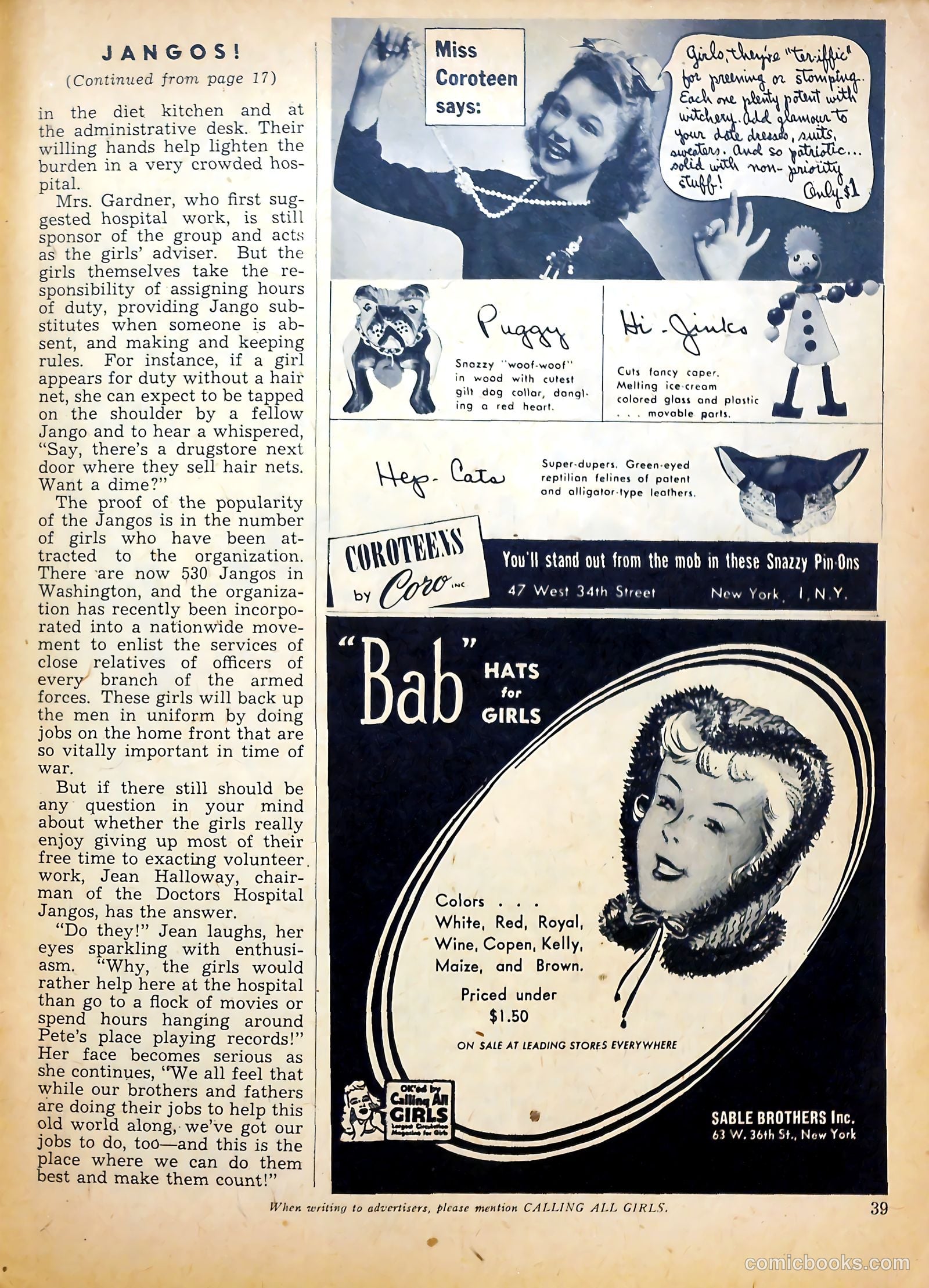 Calling All Girls #22 — page 38 of 59