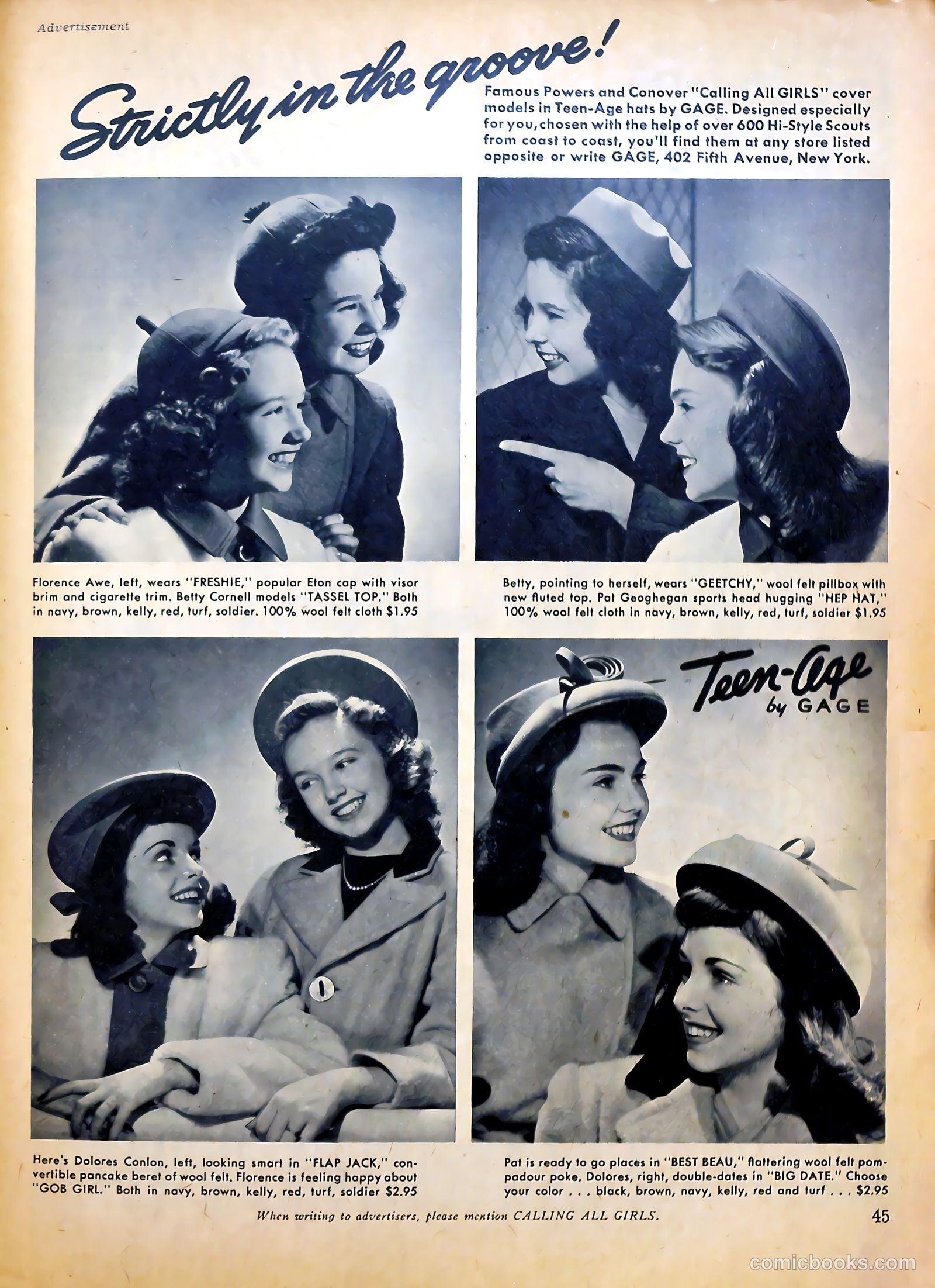Calling All Girls #22 — page 44 of 59