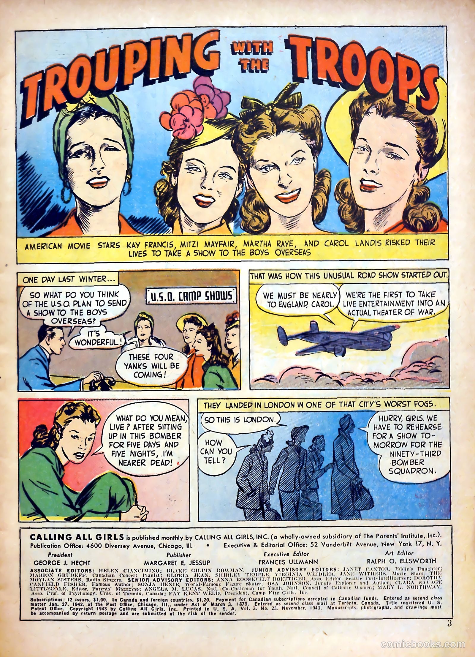 Calling All Girls #23 — page 3 of 60