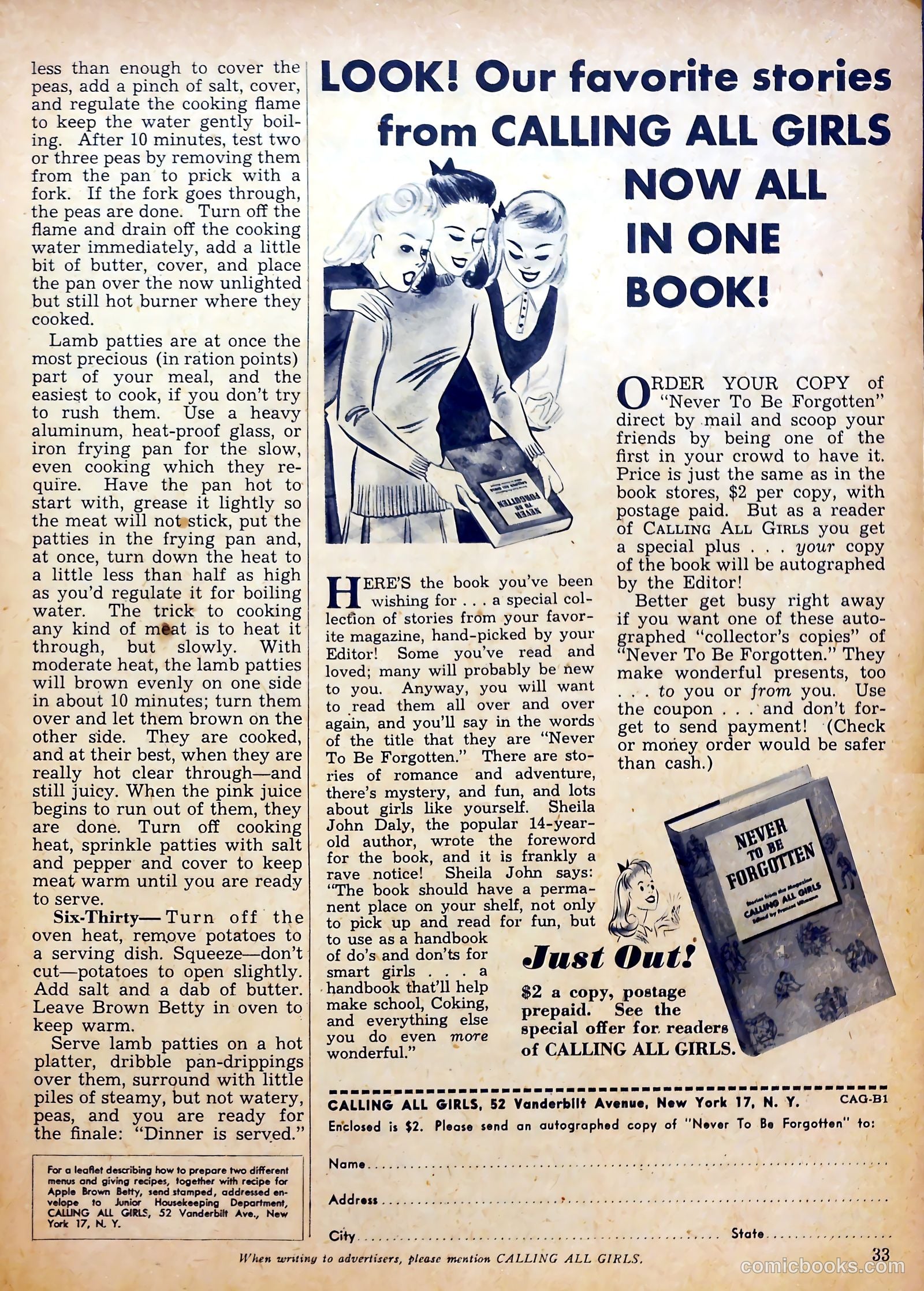 Calling All Girls #23 — page 32 of 60