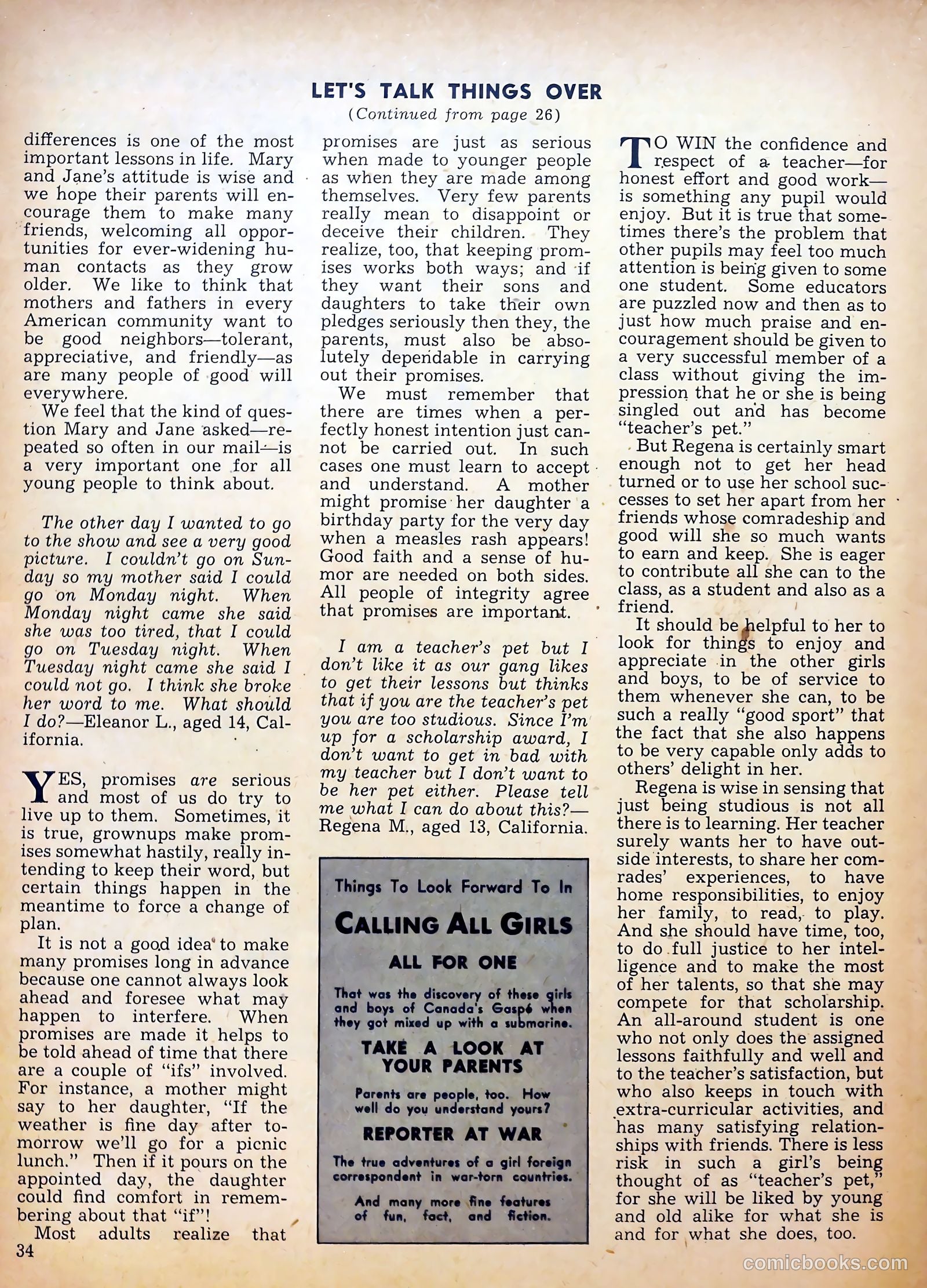 Calling All Girls #23 — page 33 of 60