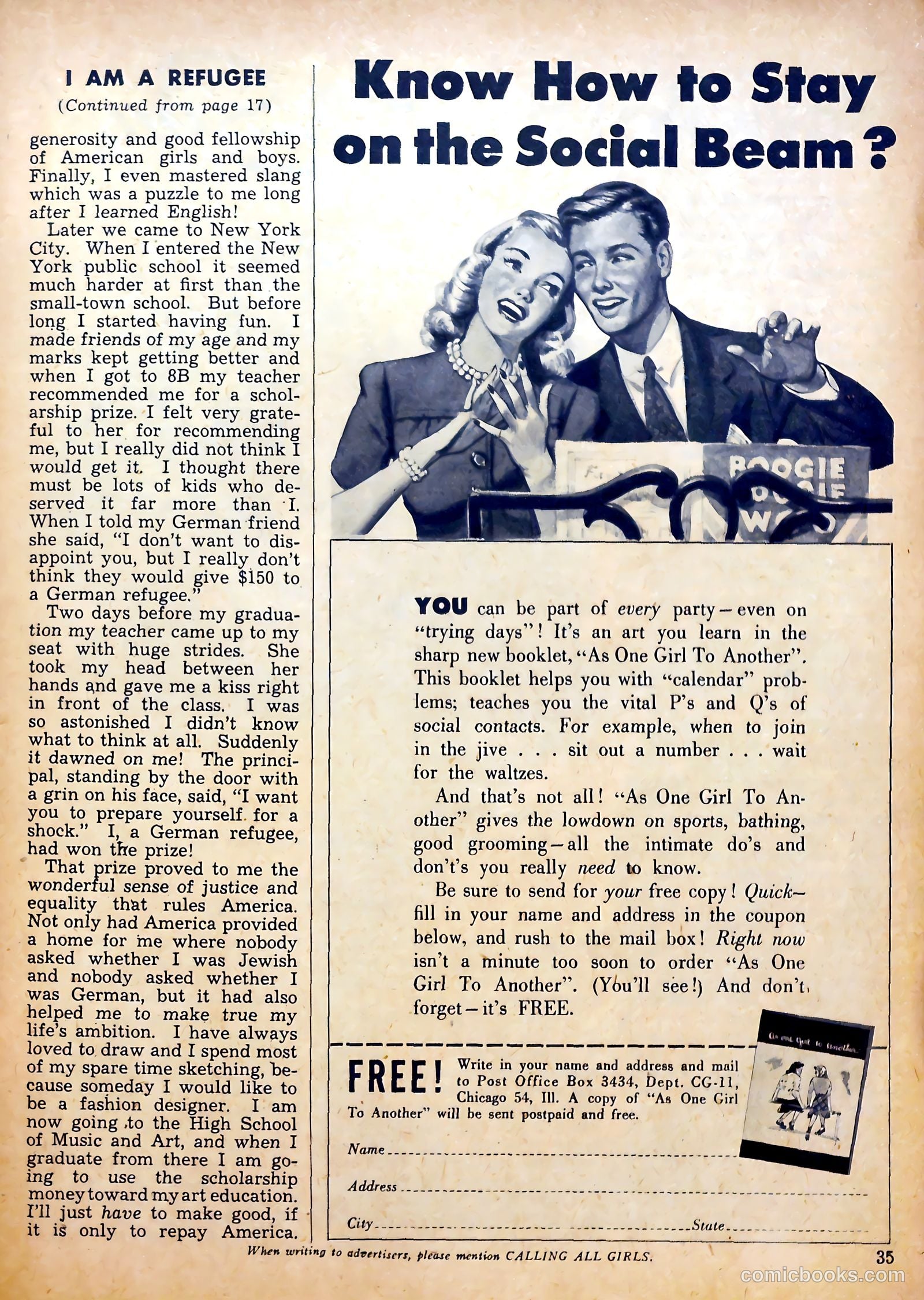 Calling All Girls #23 — page 34 of 60