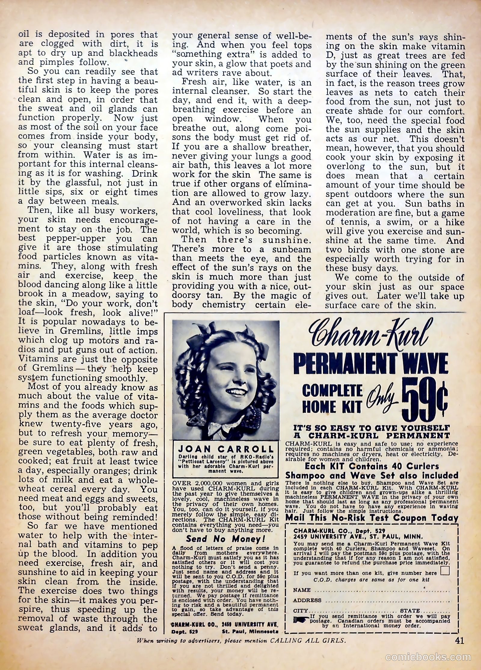 Calling All Girls #23 — page 40 of 60