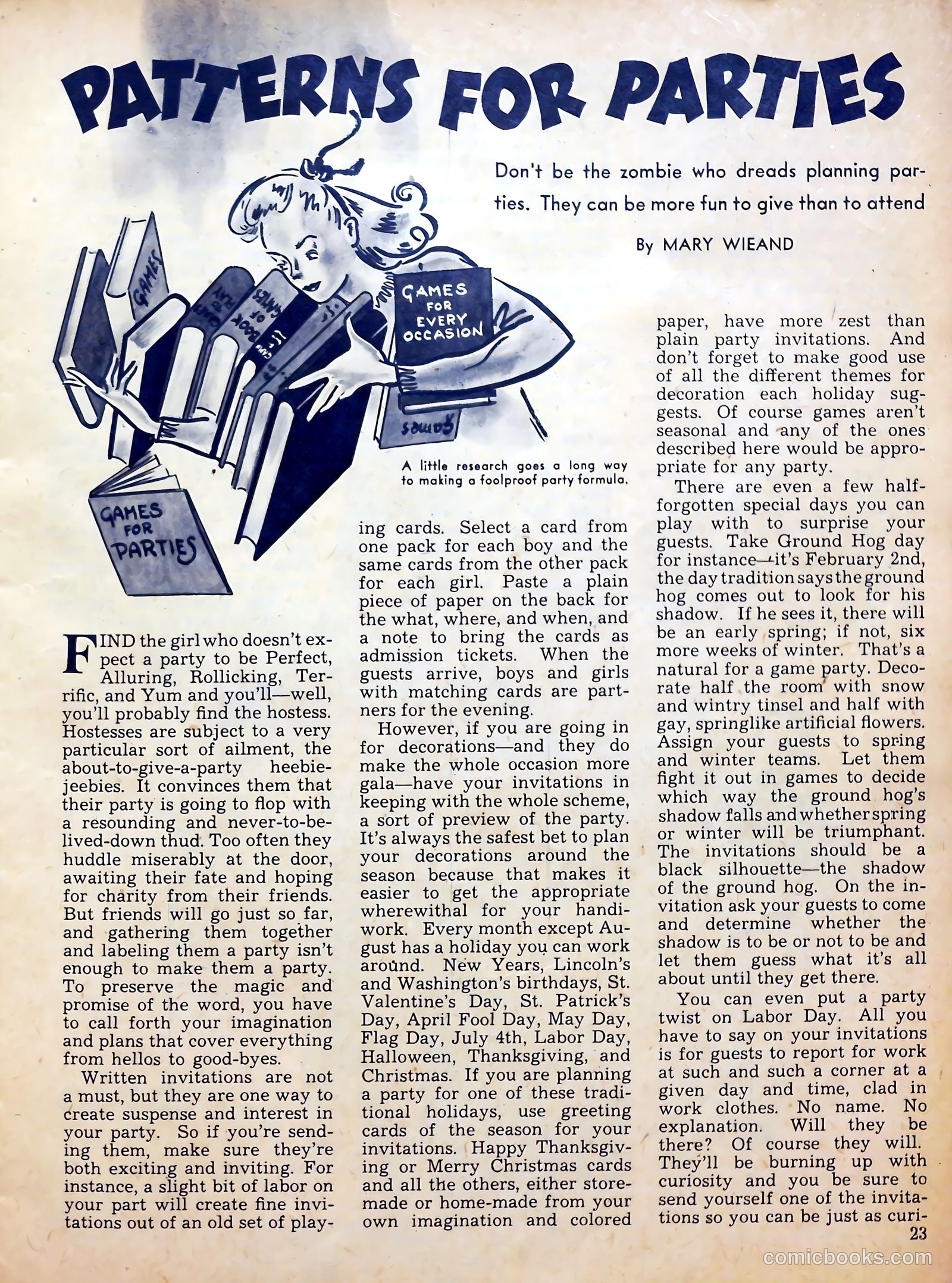 Calling All Girls #24 — page 23 of 59