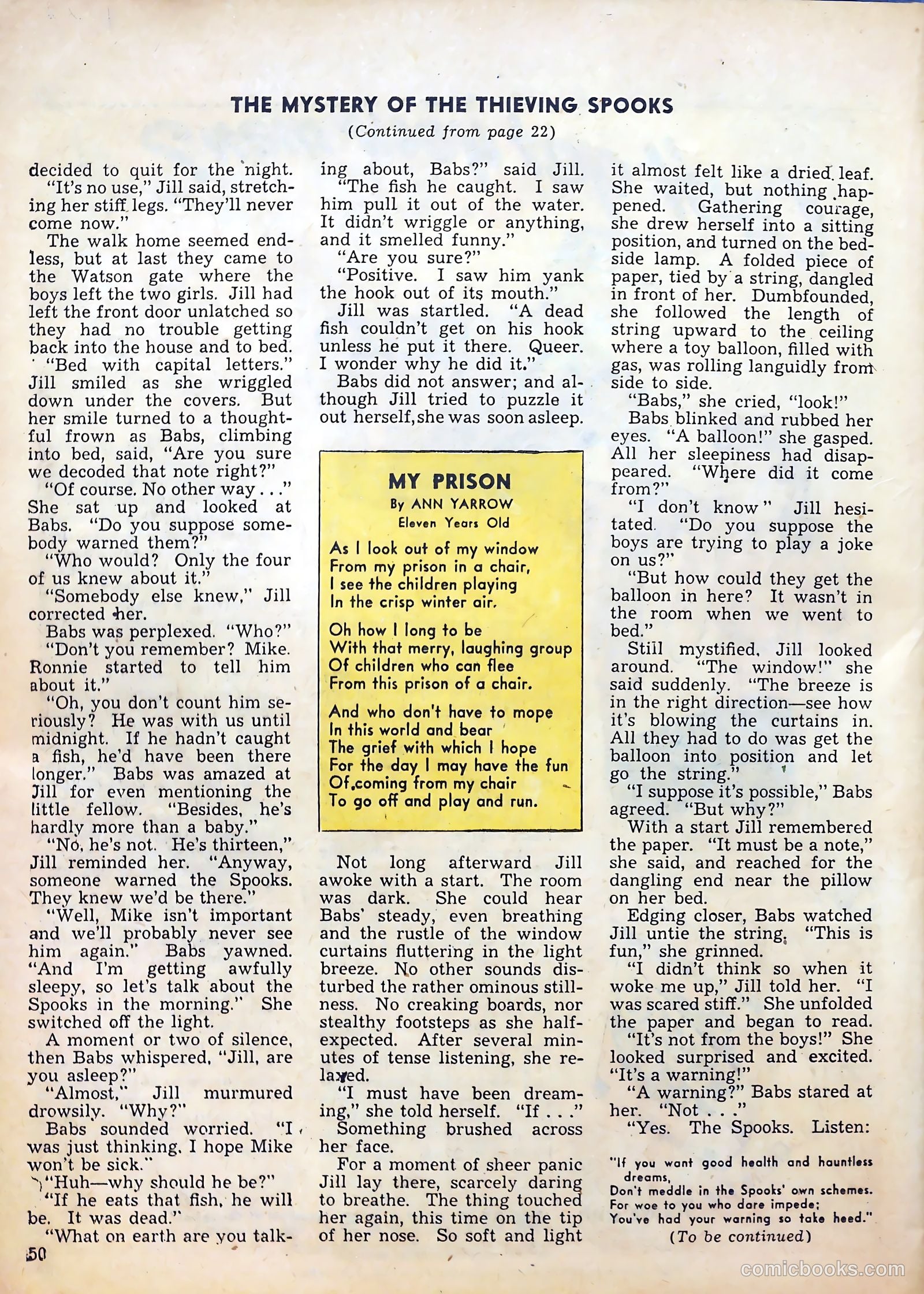 Calling All Girls #24 — page 49 of 59