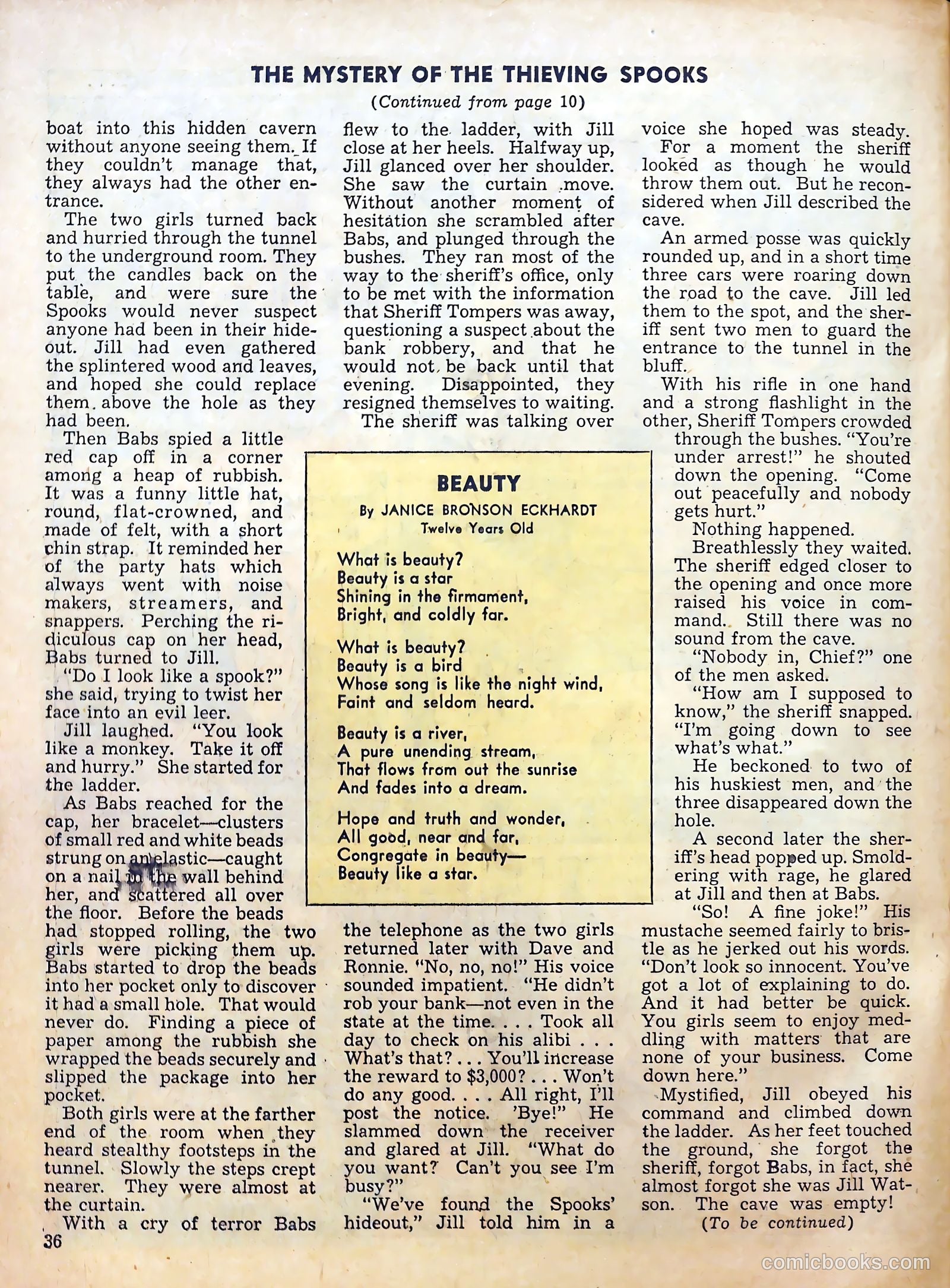 Calling All Girls #25 — page 36 of 60