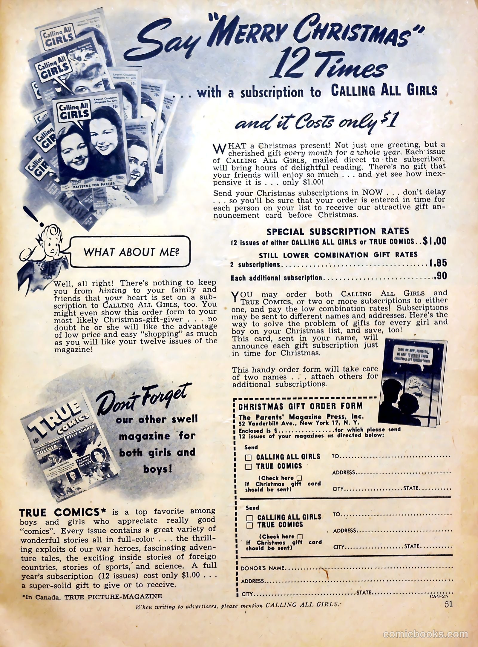 Calling All Girls #25 — page 51 of 60