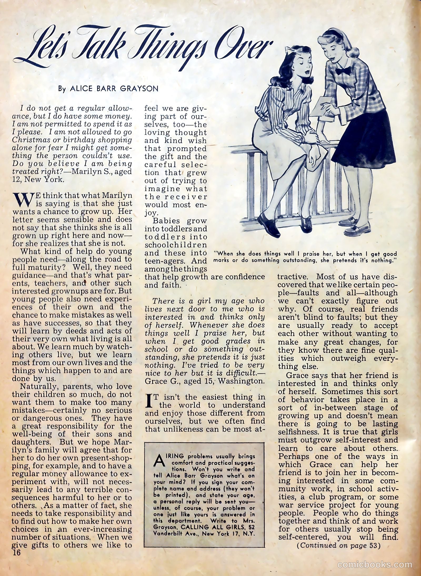 Calling All Girls #26 — page 16 of 60