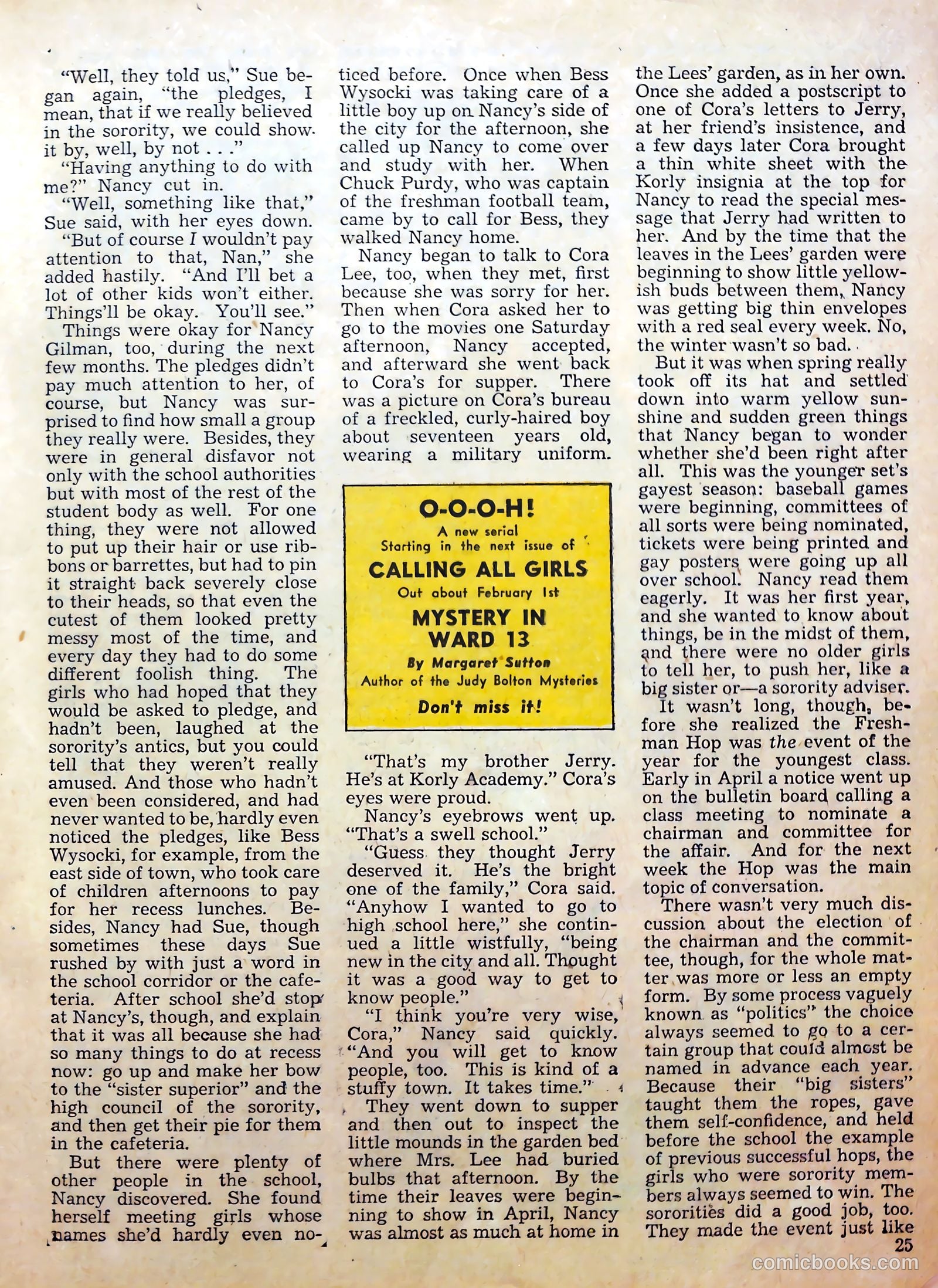 Calling All Girls #26 — page 25 of 60