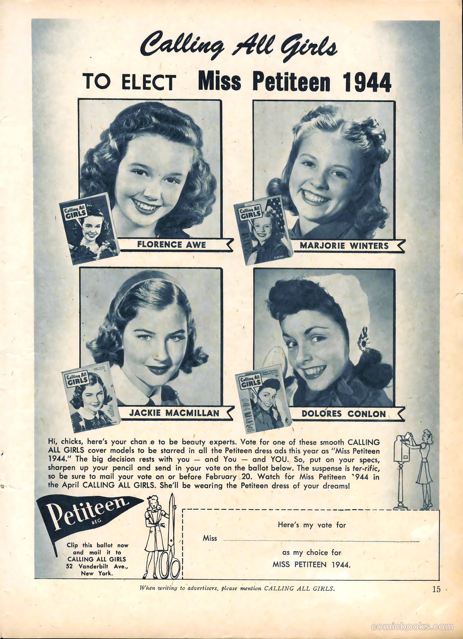 Calling All Girls #27 — page 15 of 60