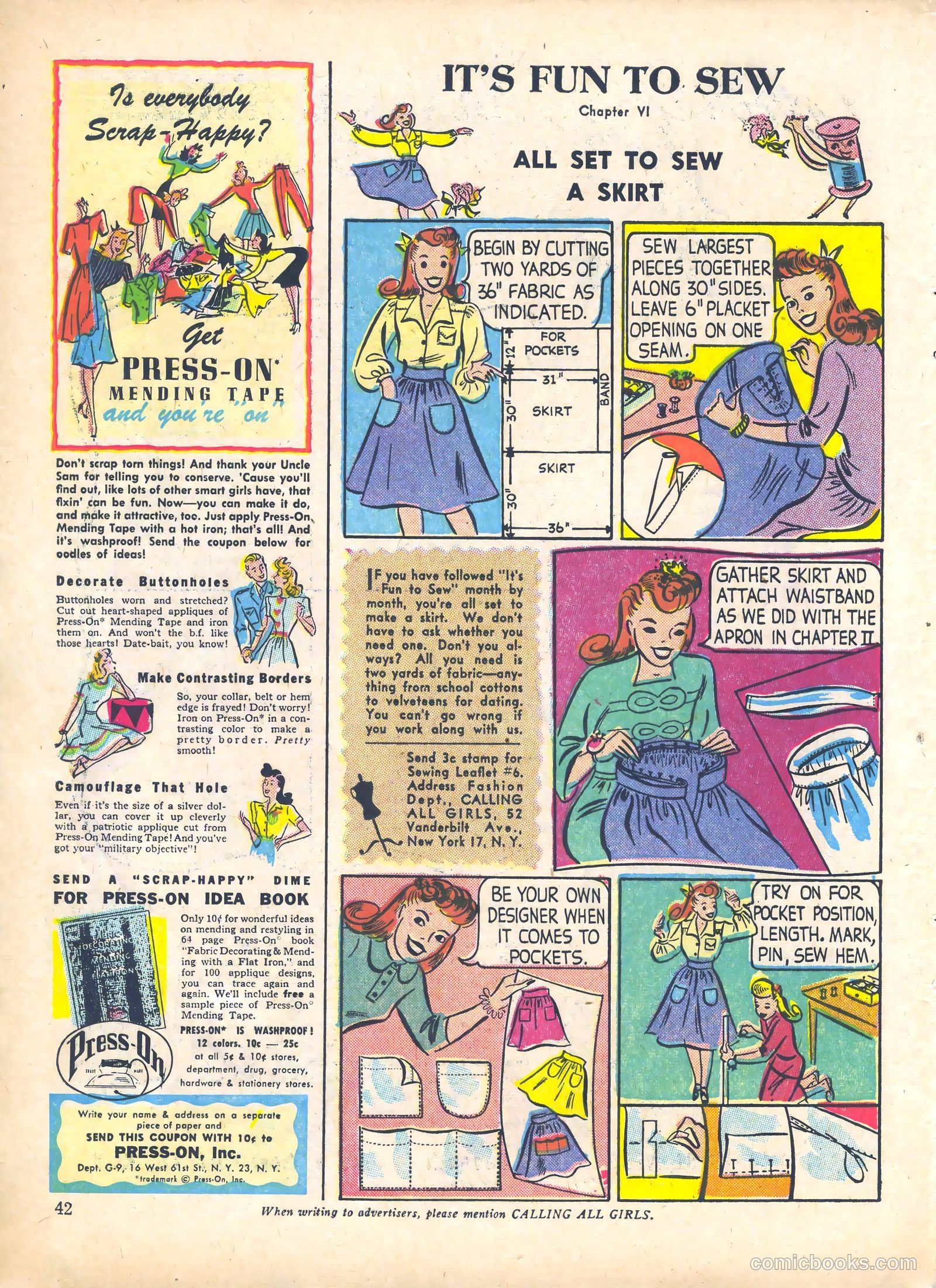 Calling All Girls #27 — page 42 of 60