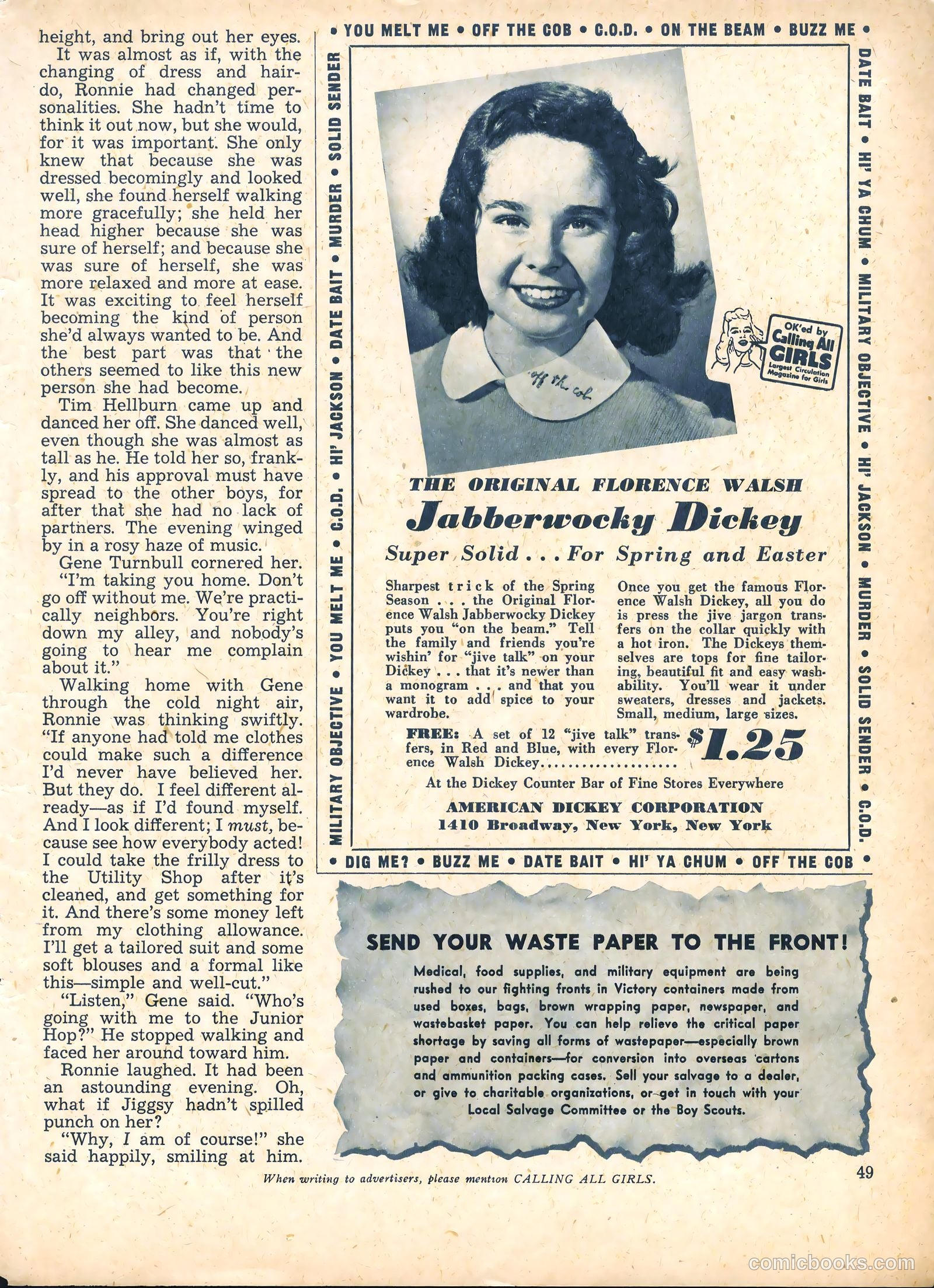 Calling All Girls #27 — page 49 of 60