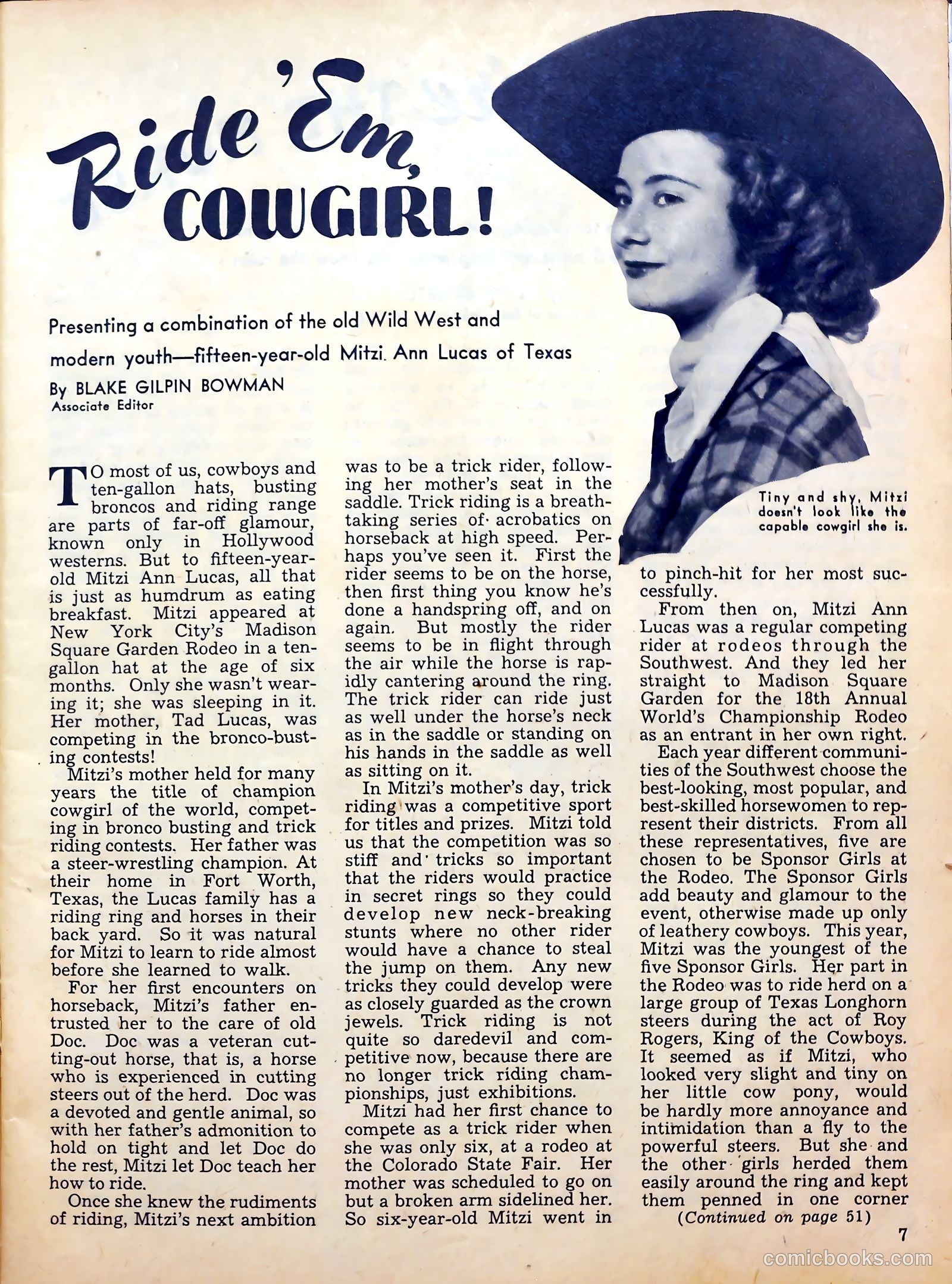 Calling All Girls #28 — page 7 of 60