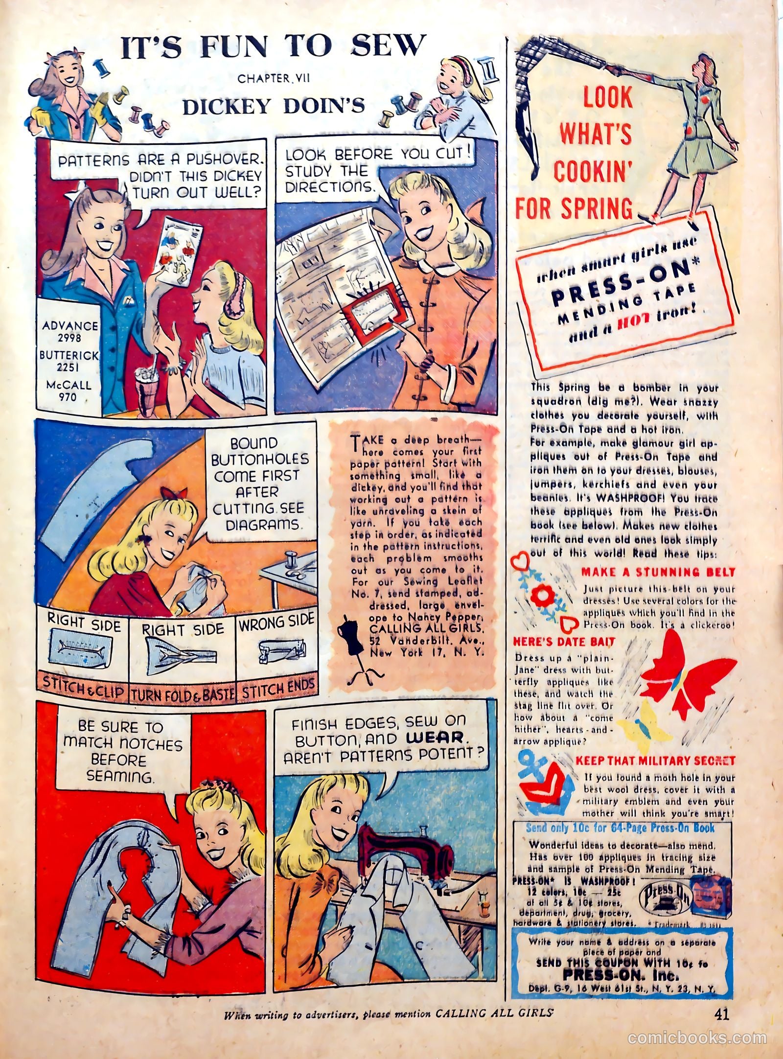 Calling All Girls #28 — page 41 of 60