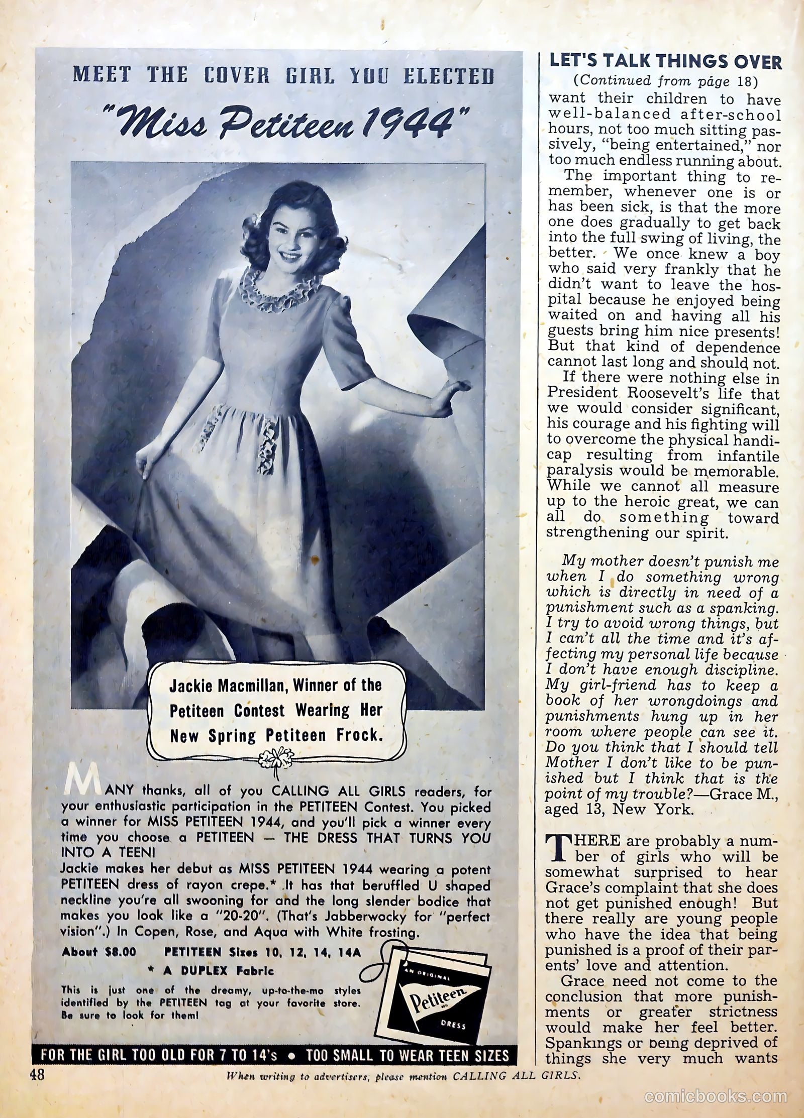 Calling All Girls #28 — page 48 of 60