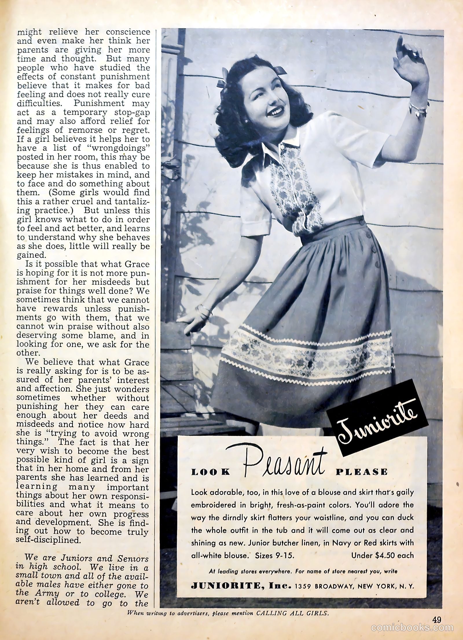 Calling All Girls #28 — page 49 of 60