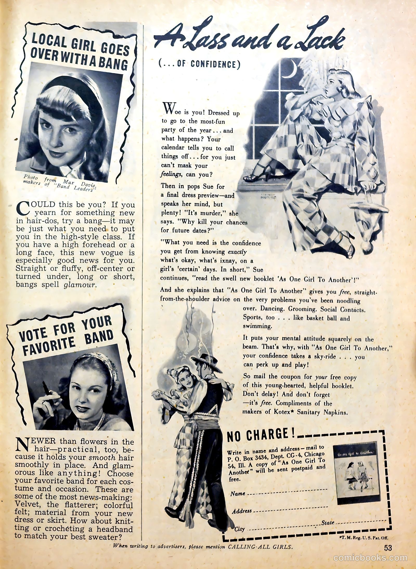 Calling All Girls #28 — page 53 of 60