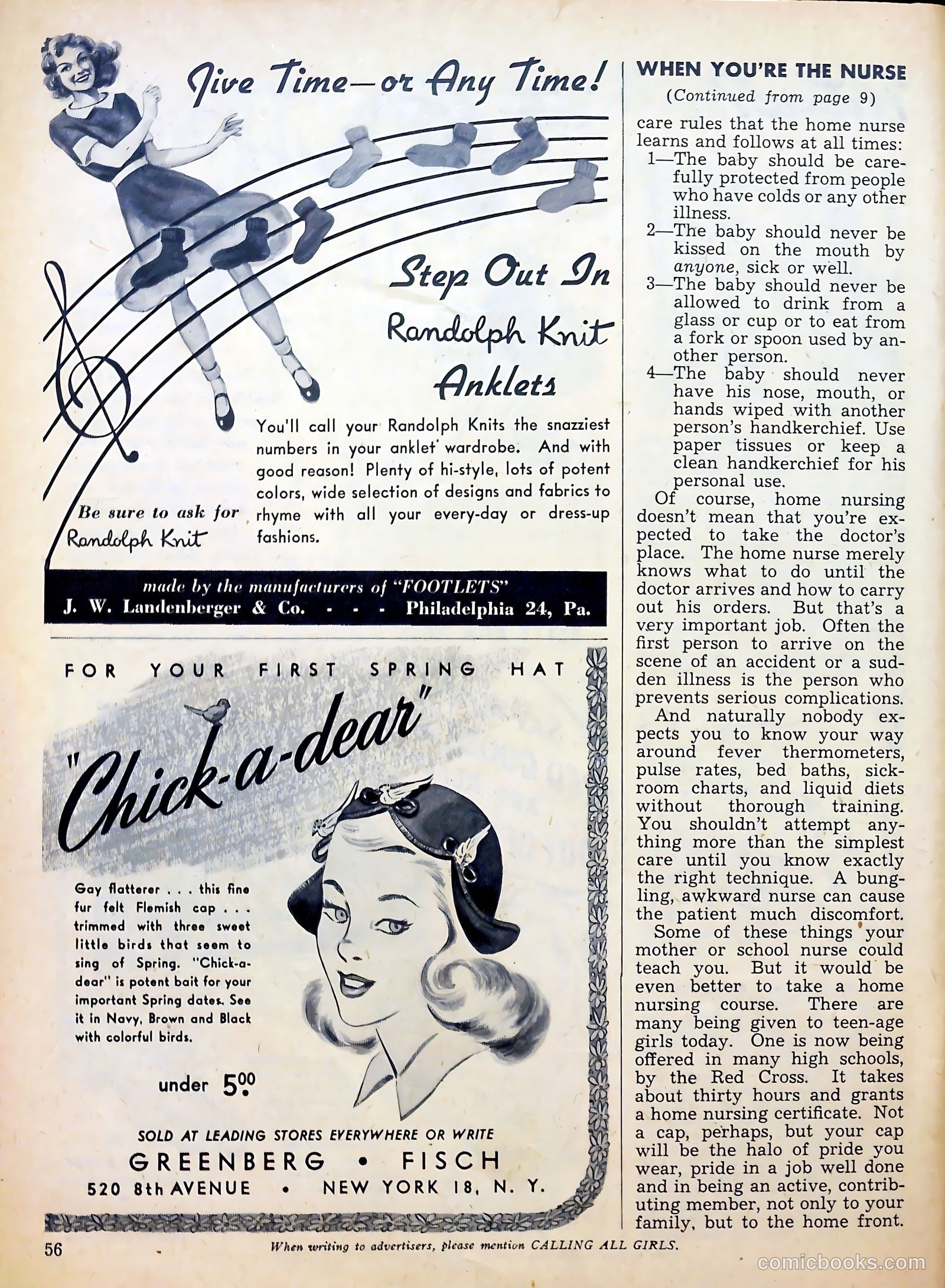 Calling All Girls #28 — page 56 of 60