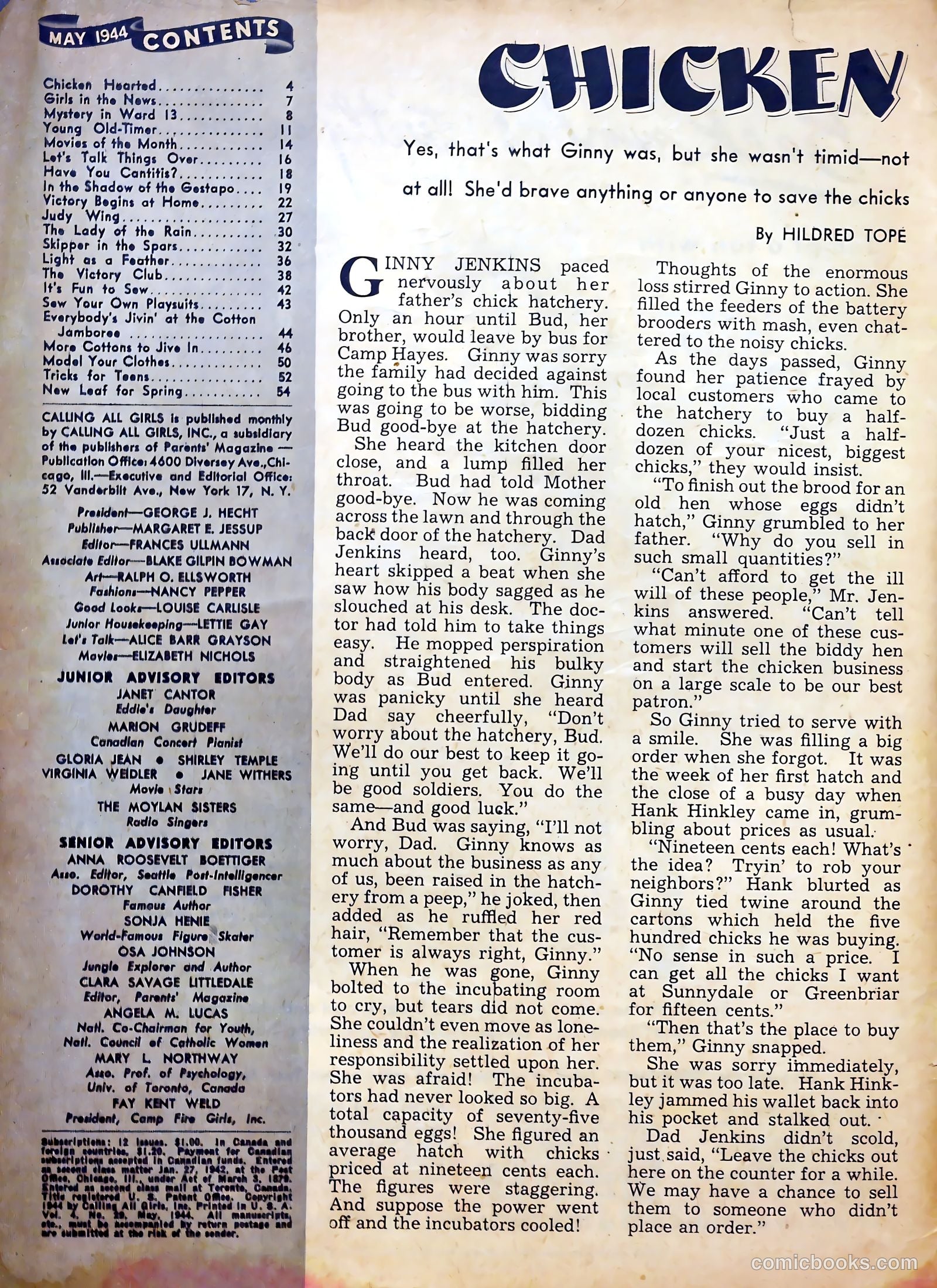Calling All Girls #29 — page 4 of 62