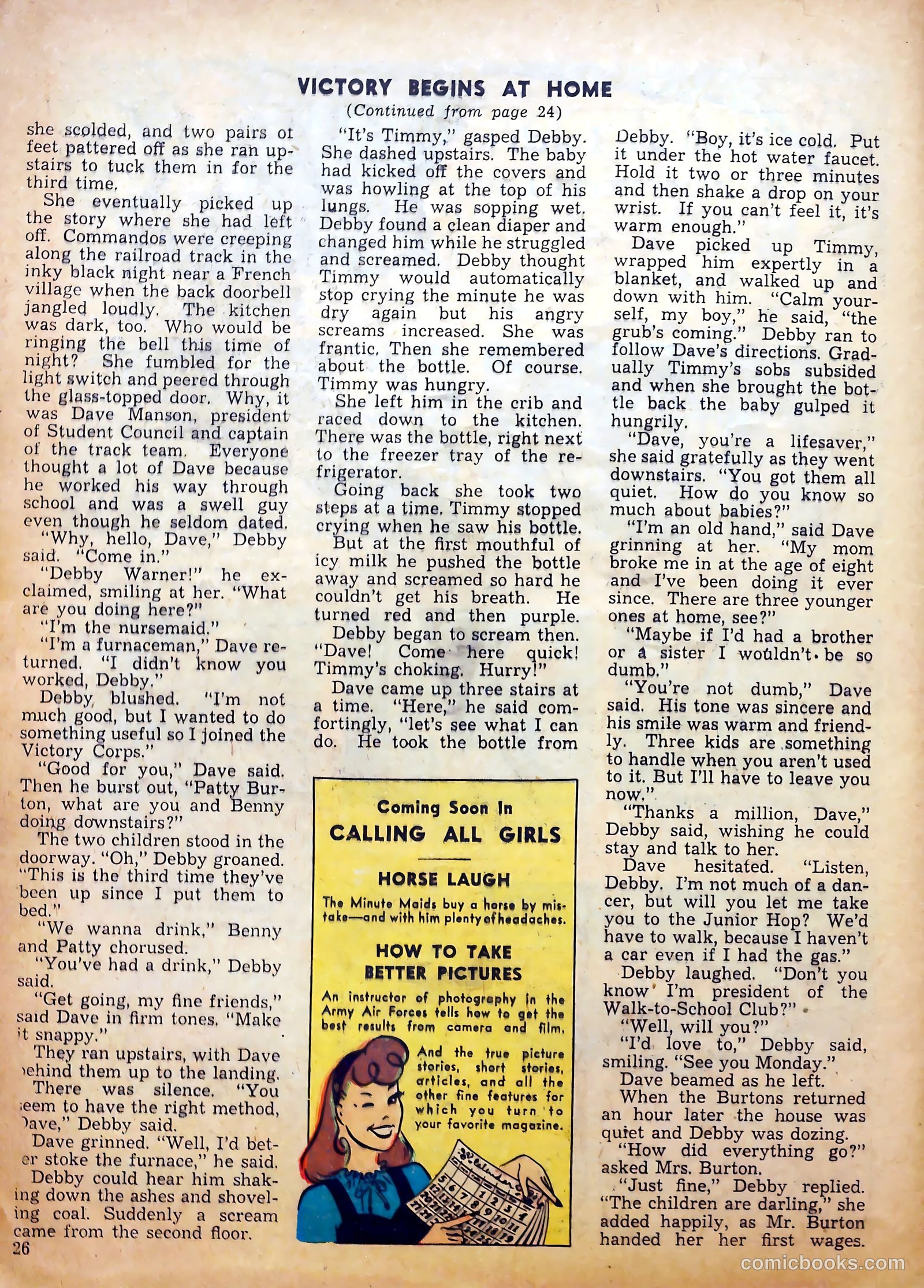Calling All Girls #29 — page 26 of 62