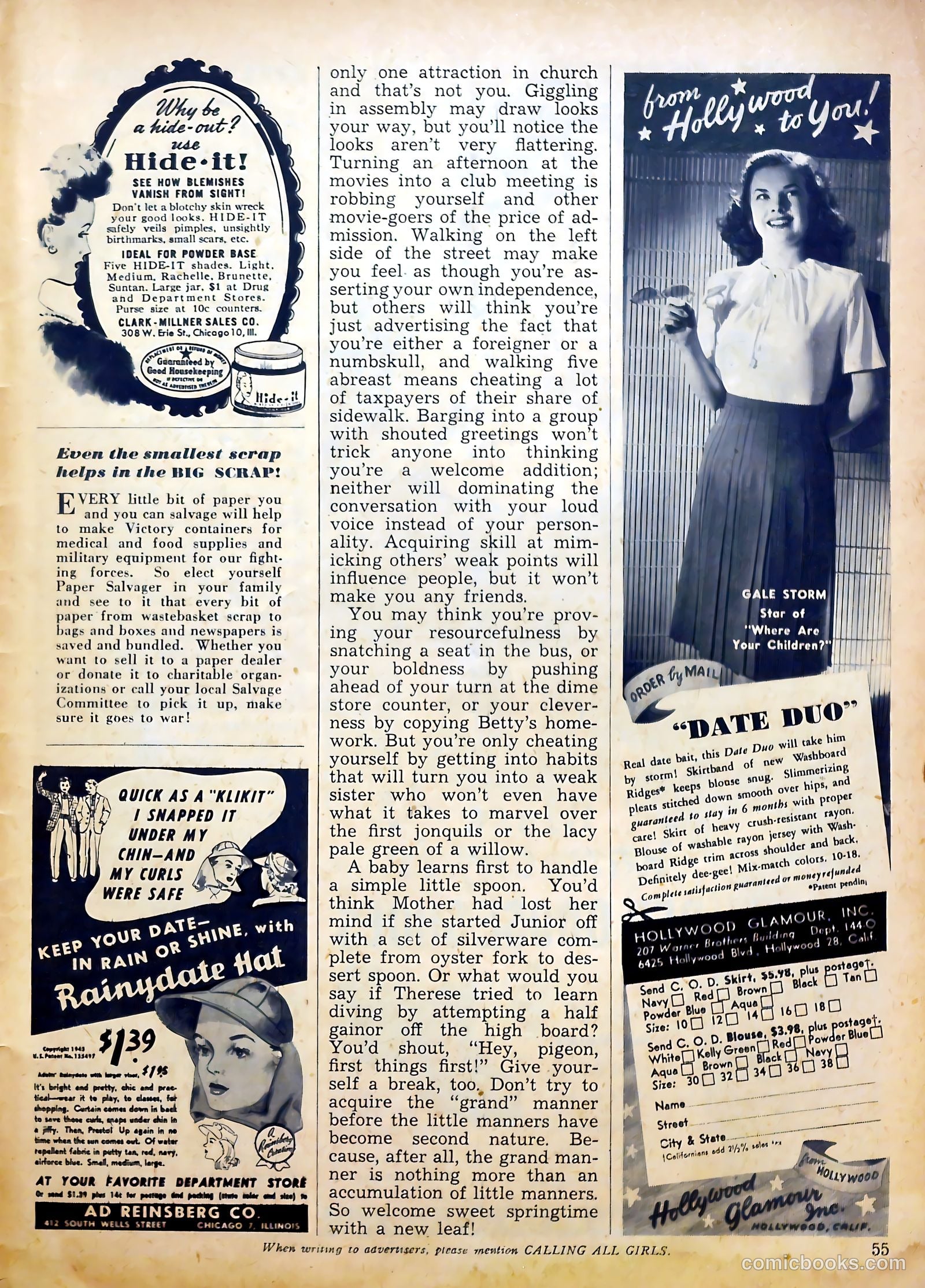 Calling All Girls #29 — page 55 of 62