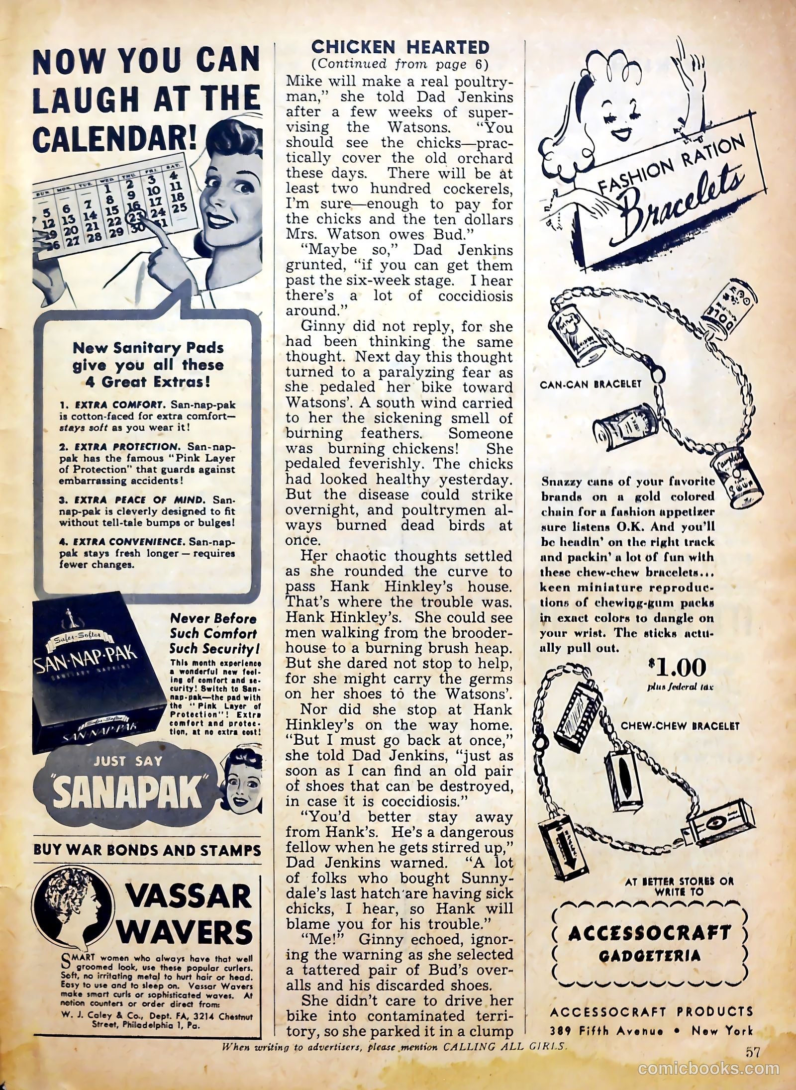 Calling All Girls #29 — page 57 of 62