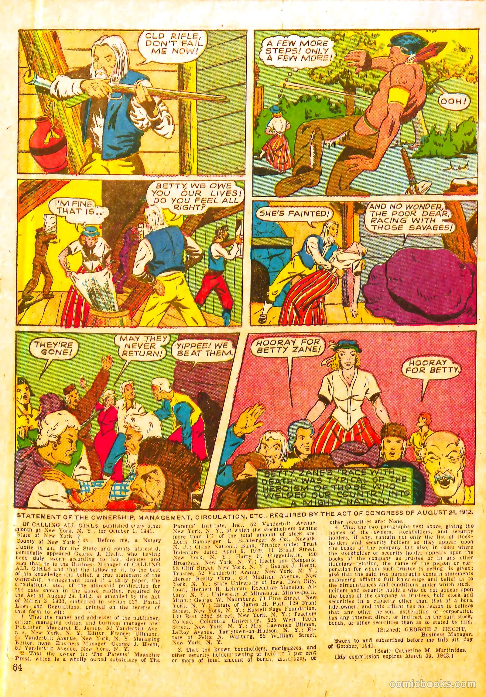 Calling All Girls #3 — page 66 of 68