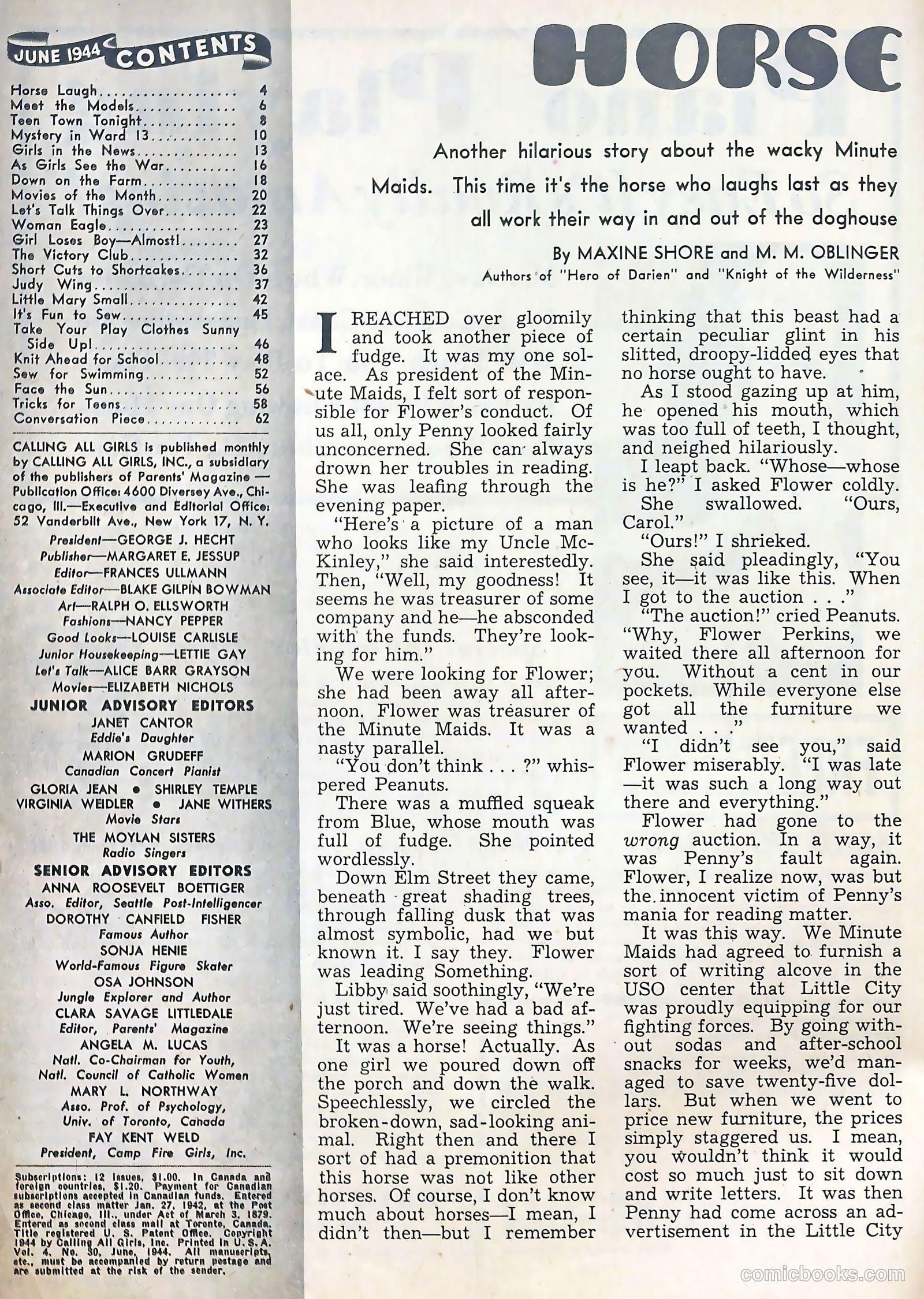Calling All Girls #30 — page 4 of 68