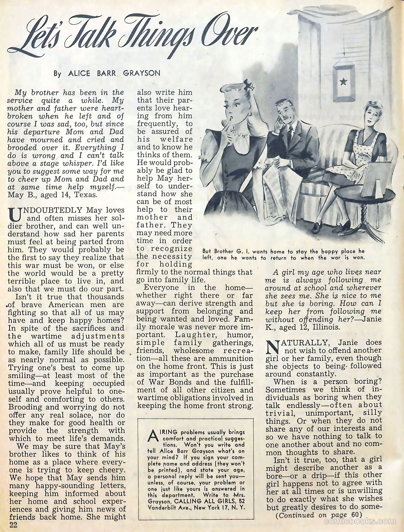 Calling All Girls #30 — page 22 of 68