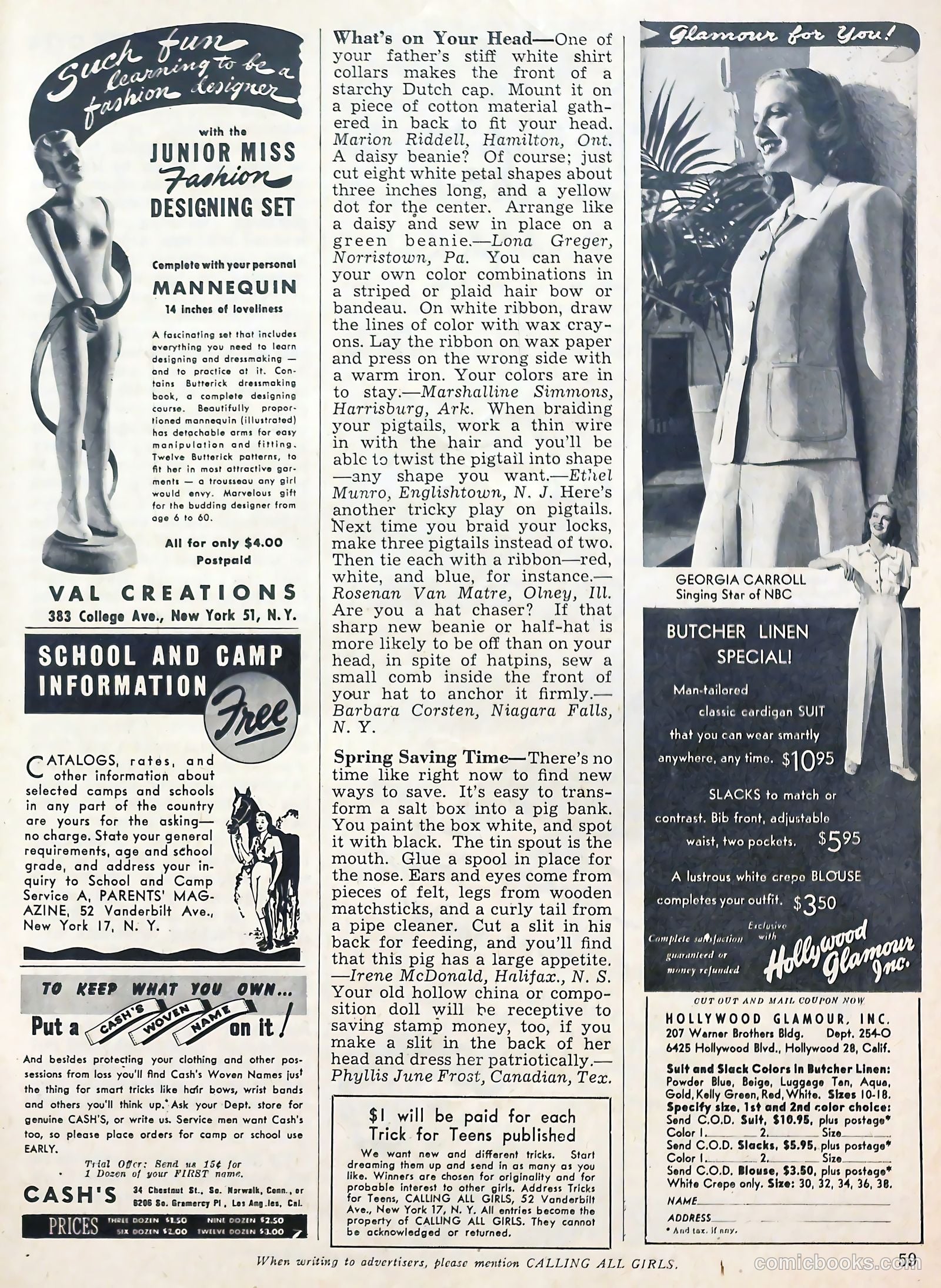 Calling All Girls #30 — page 59 of 68