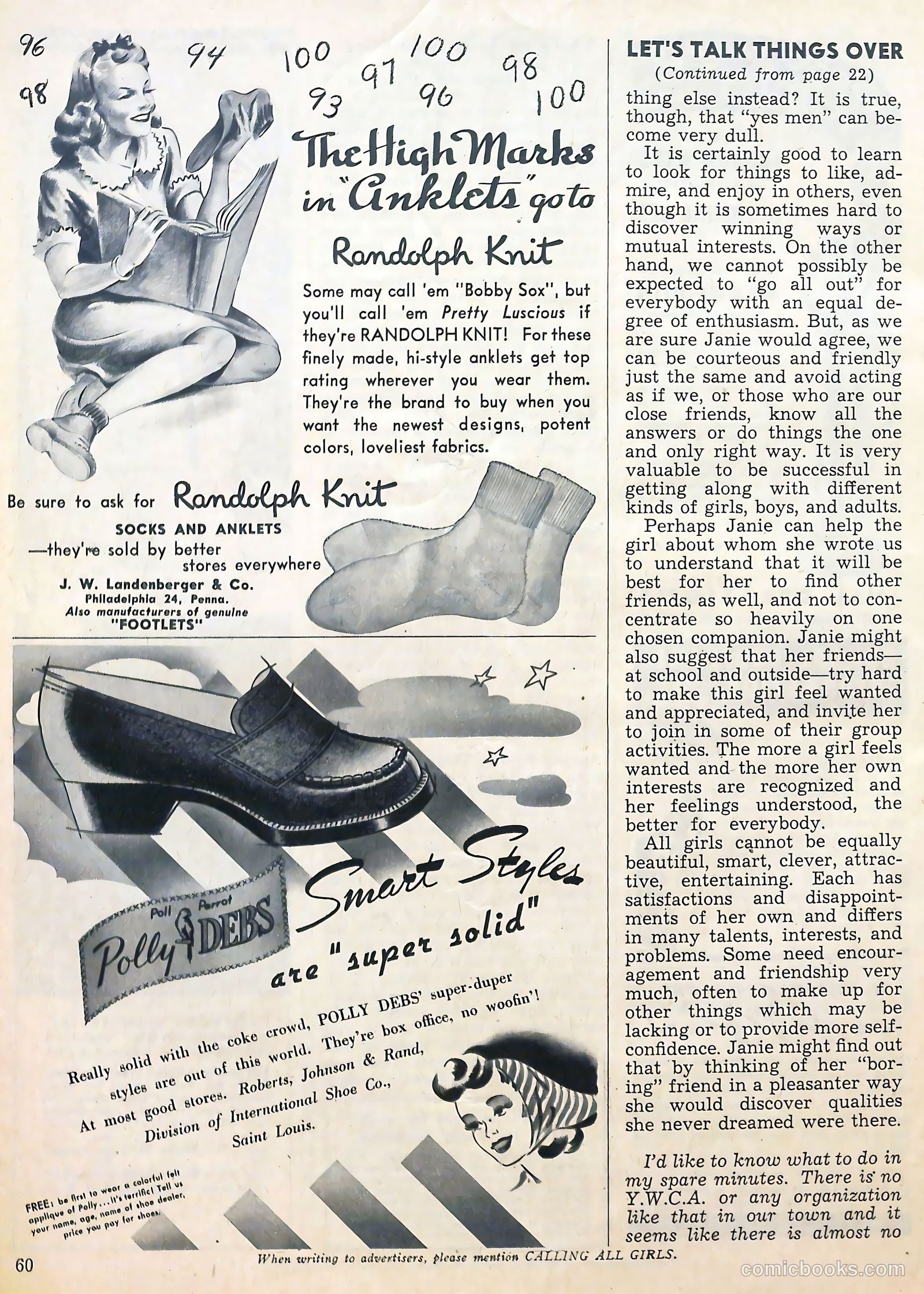 Calling All Girls #30 — page 60 of 68