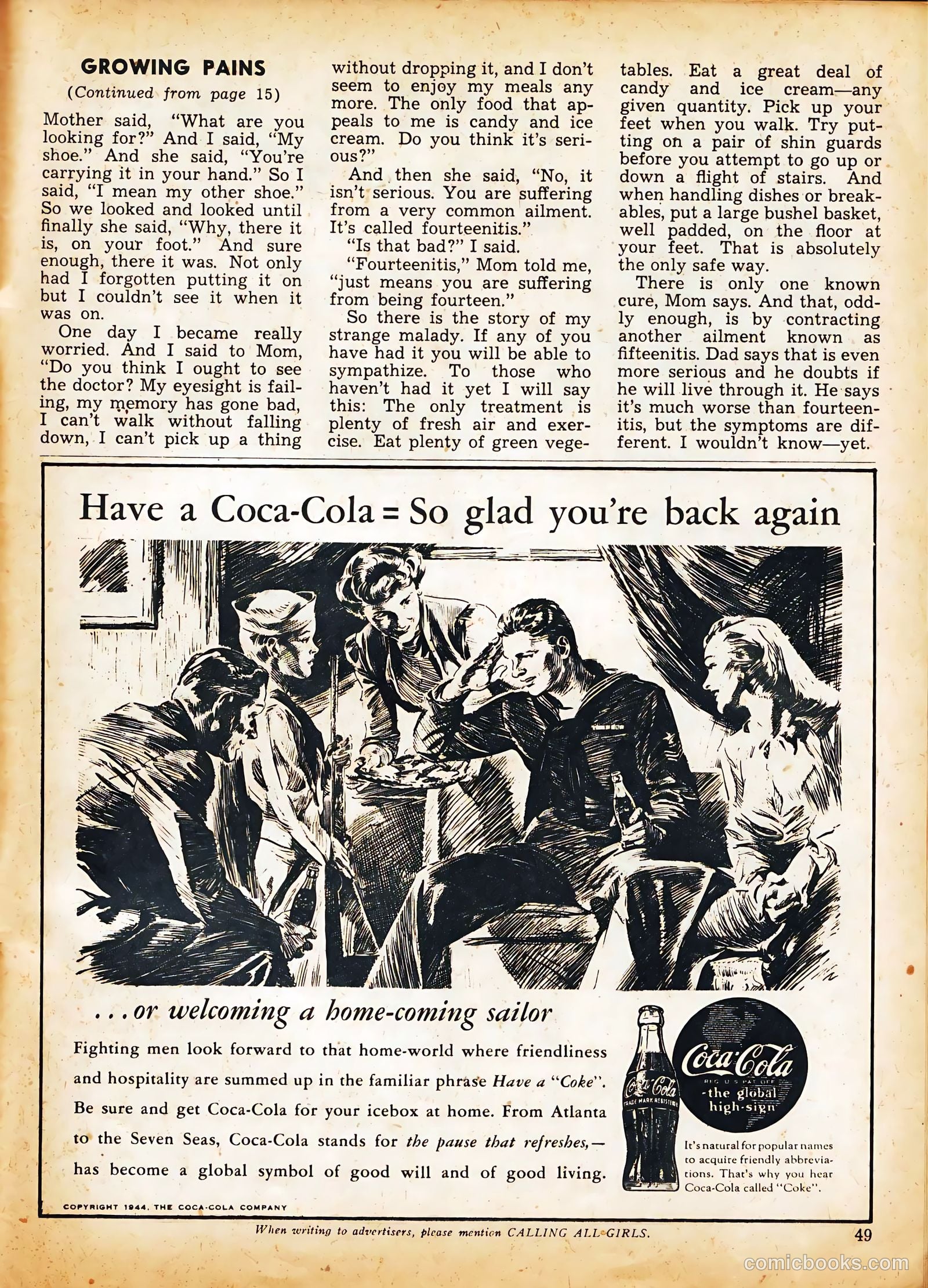 Calling All Girls #31 — page 49 of 60