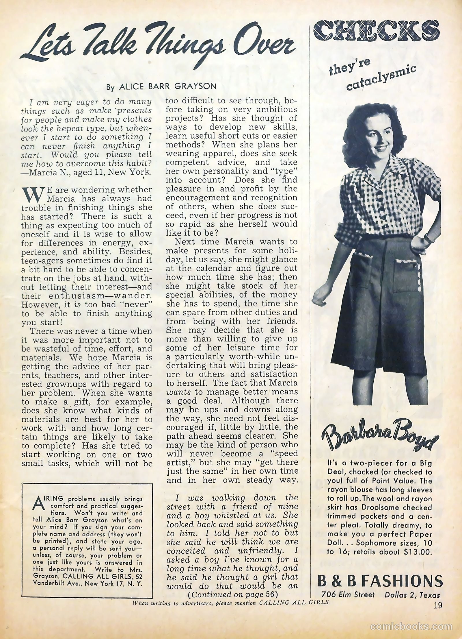 Calling All Girls #32 — page 19 of 70