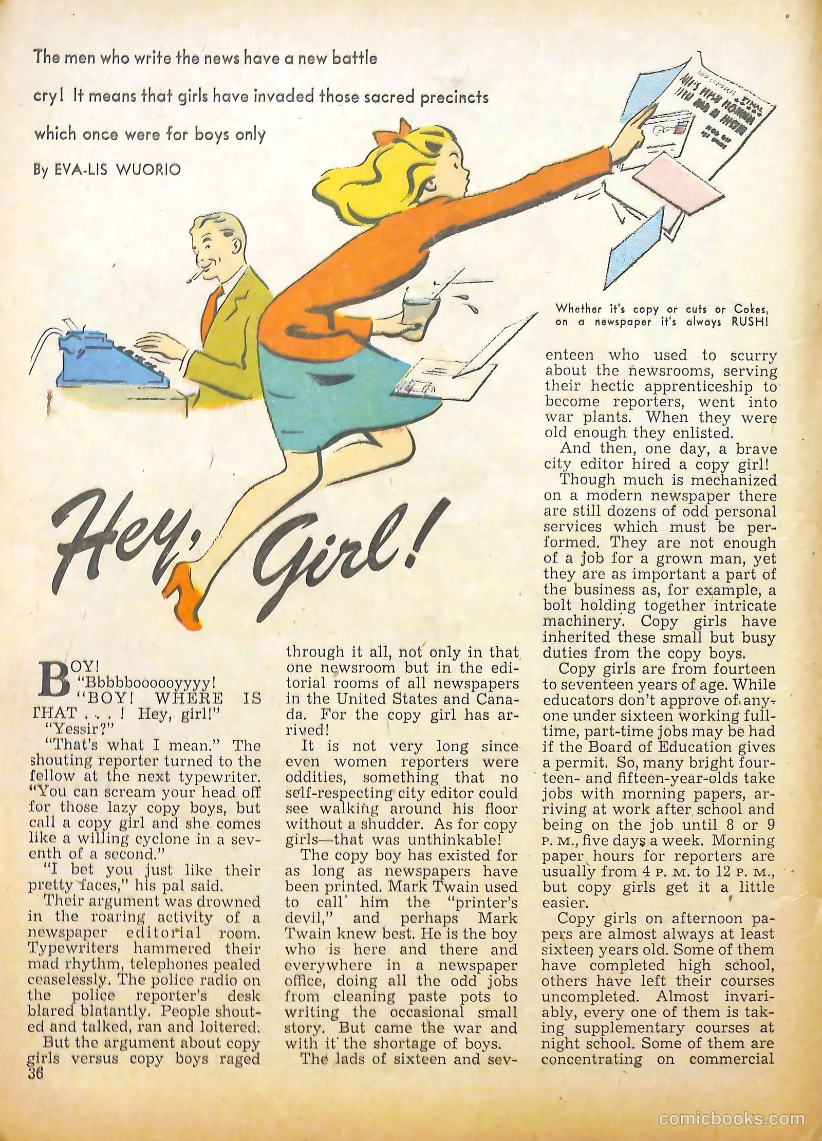 Calling All Girls #32 — page 37 of 70