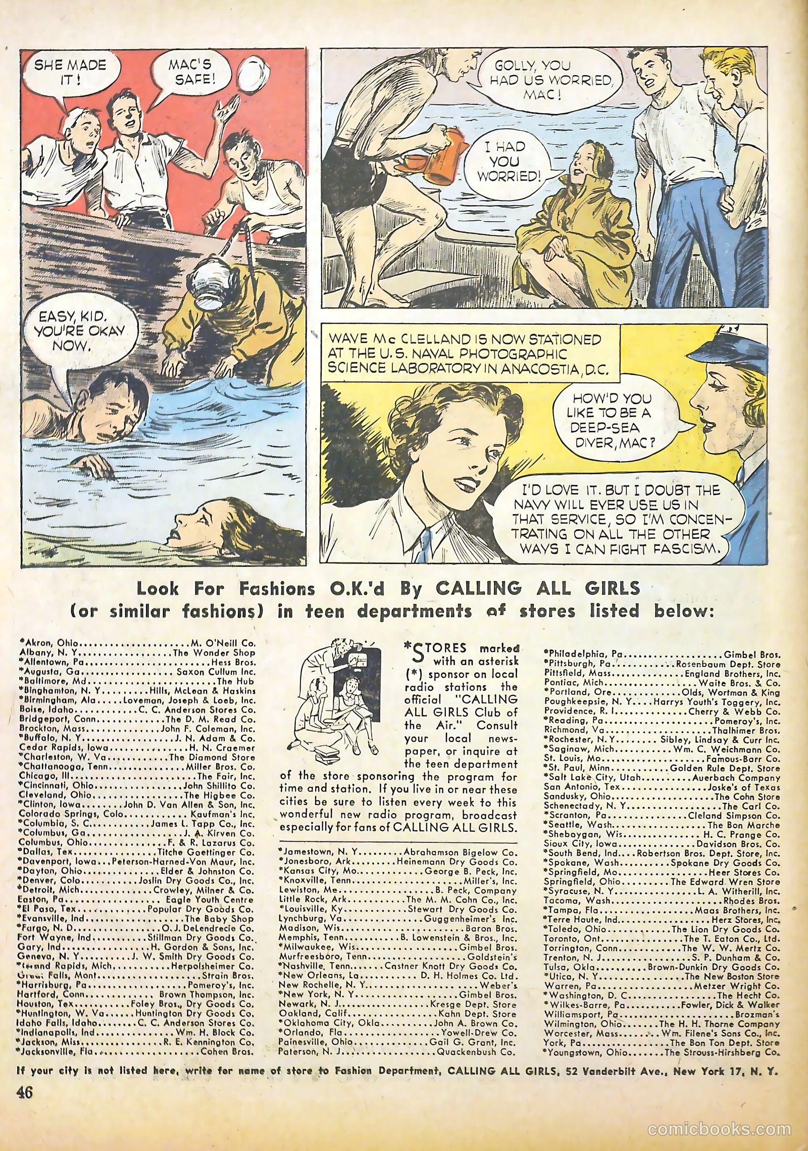Calling All Girls #32 — page 47 of 70
