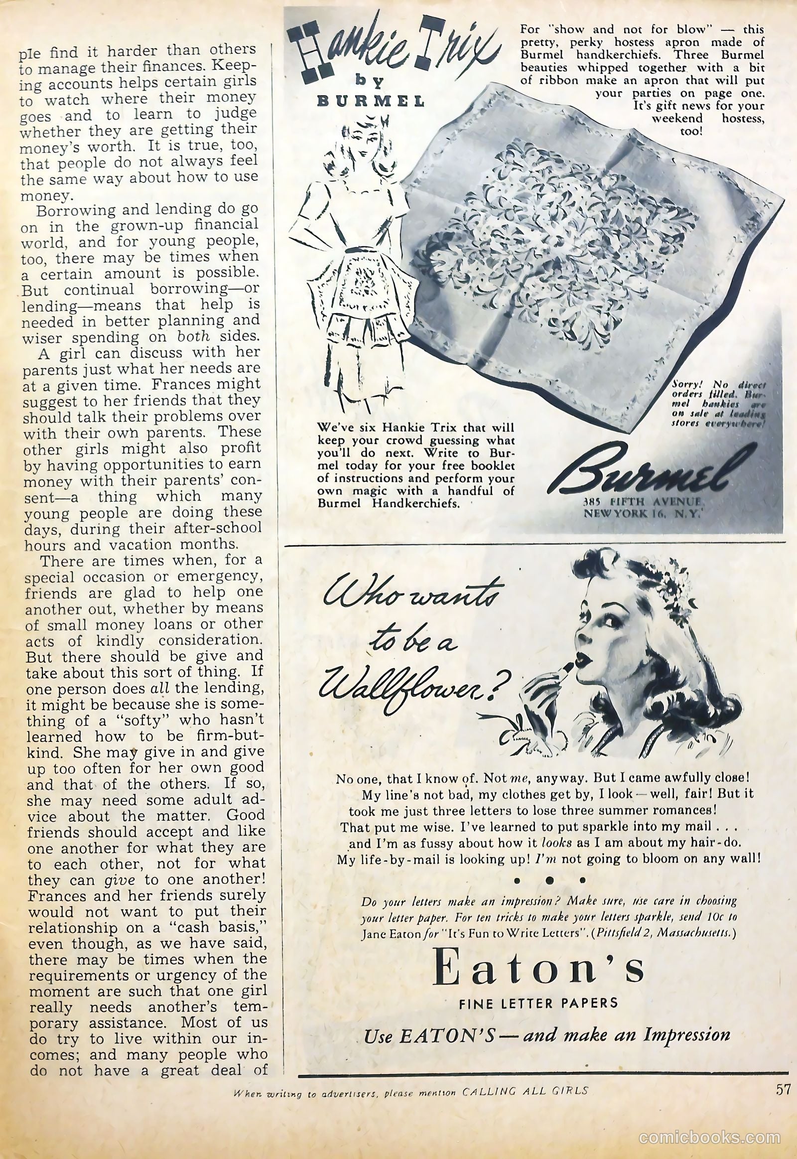 Calling All Girls #32 — page 59 of 70