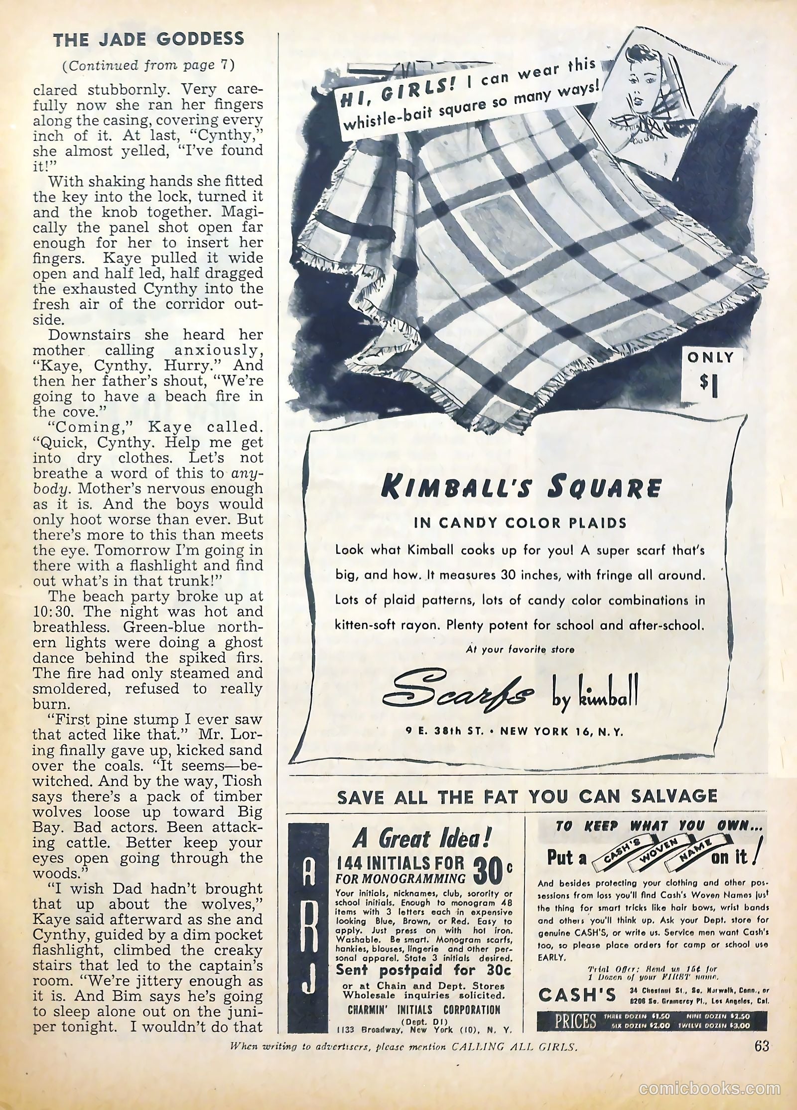 Calling All Girls #32 — page 65 of 70