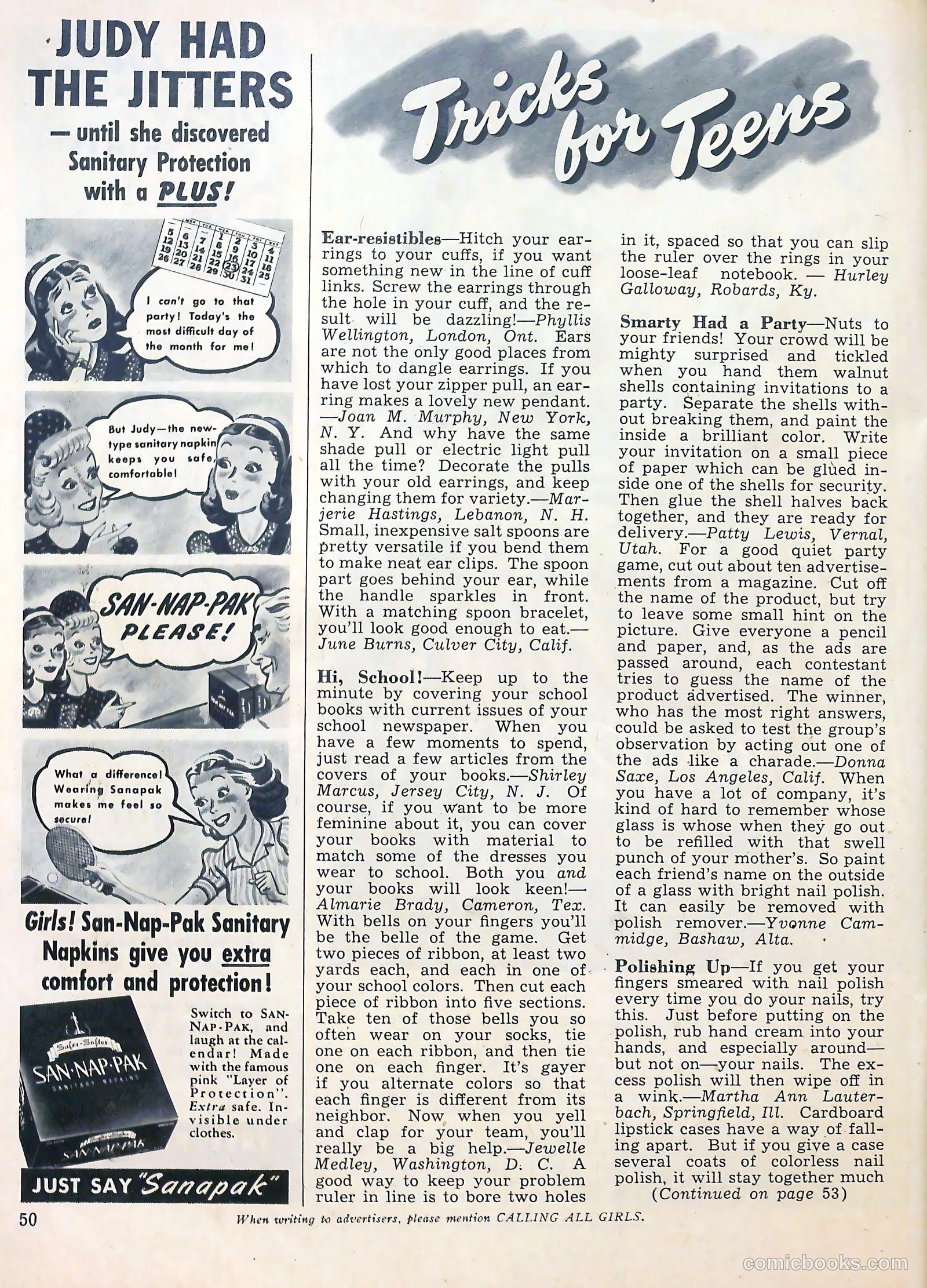 Calling All Girls #33 — page 52 of 70
