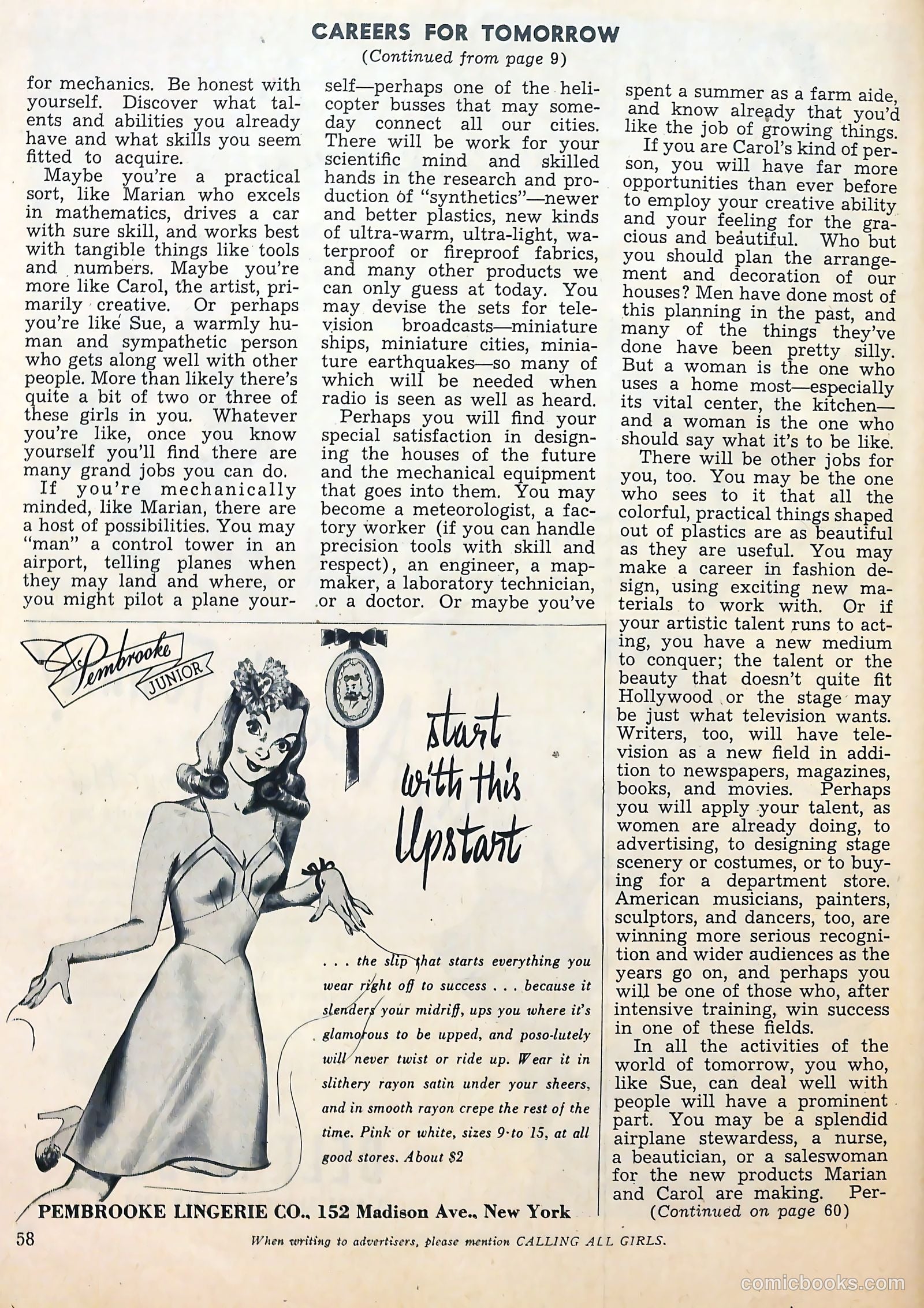 Calling All Girls #33 — page 60 of 70