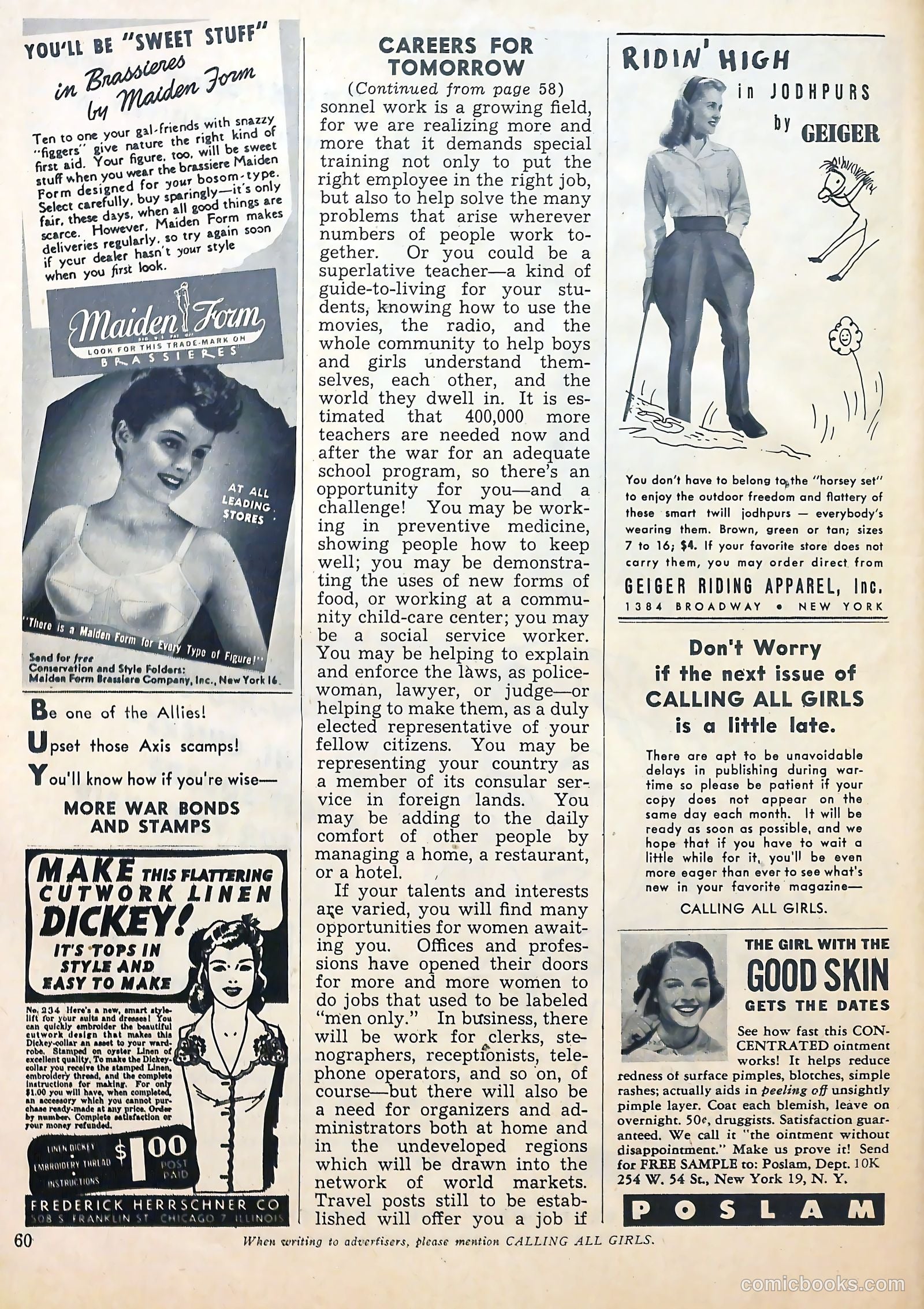Calling All Girls #33 — page 62 of 70