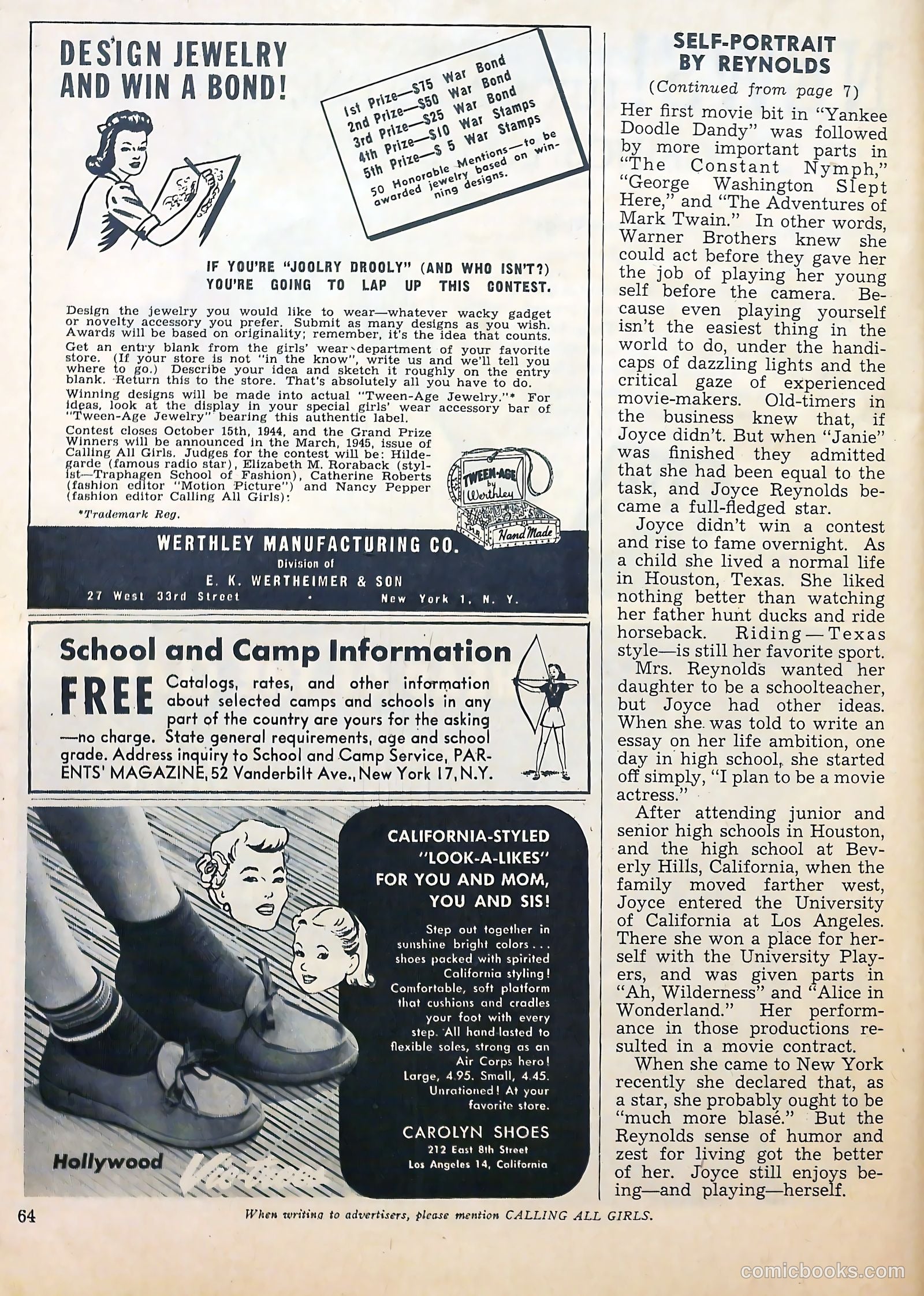 Calling All Girls #33 — page 66 of 70