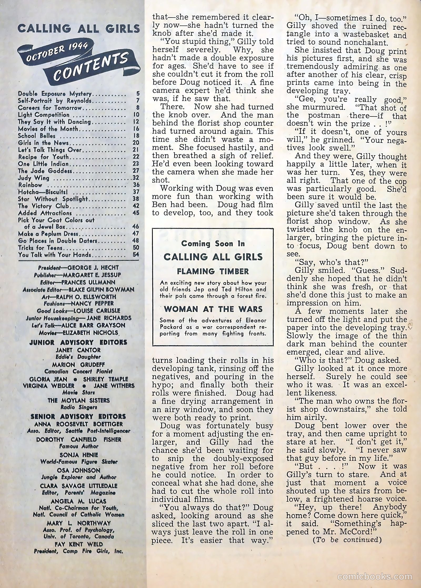 Calling All Girls #33 — page 68 of 70