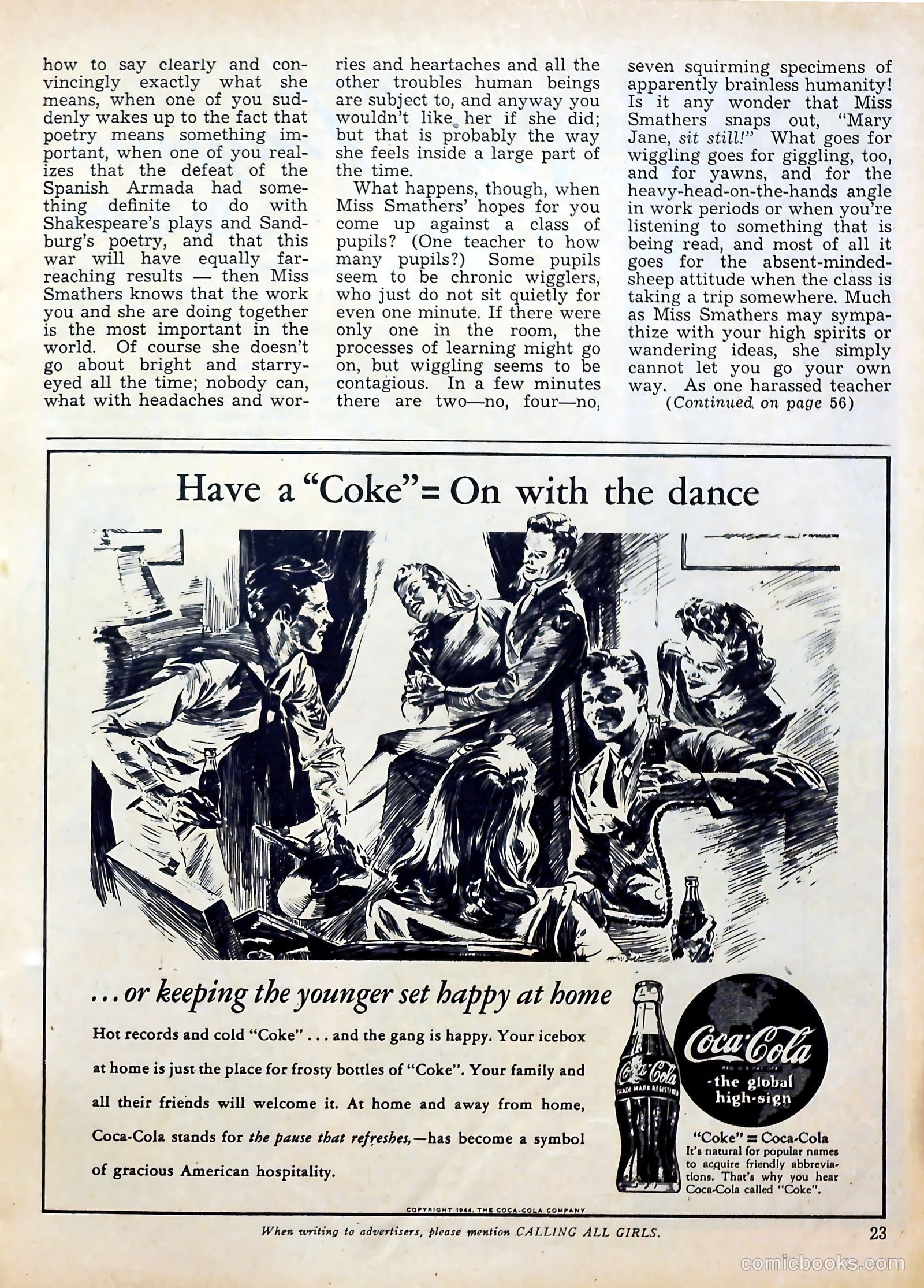 Calling All Girls #34 — page 23 of 68