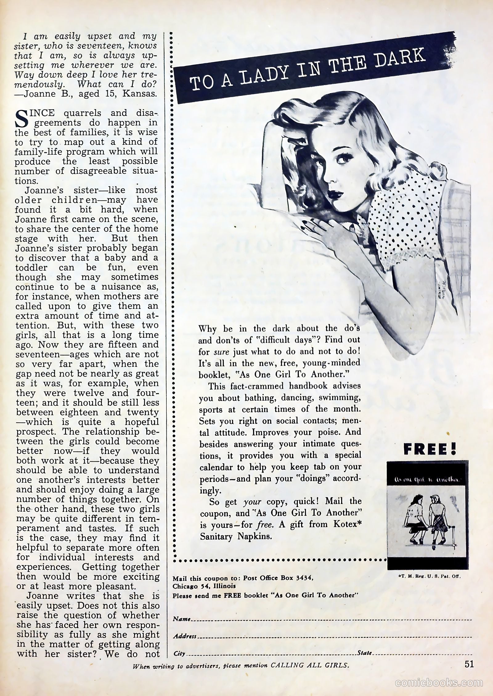 Calling All Girls #34 — page 51 of 68