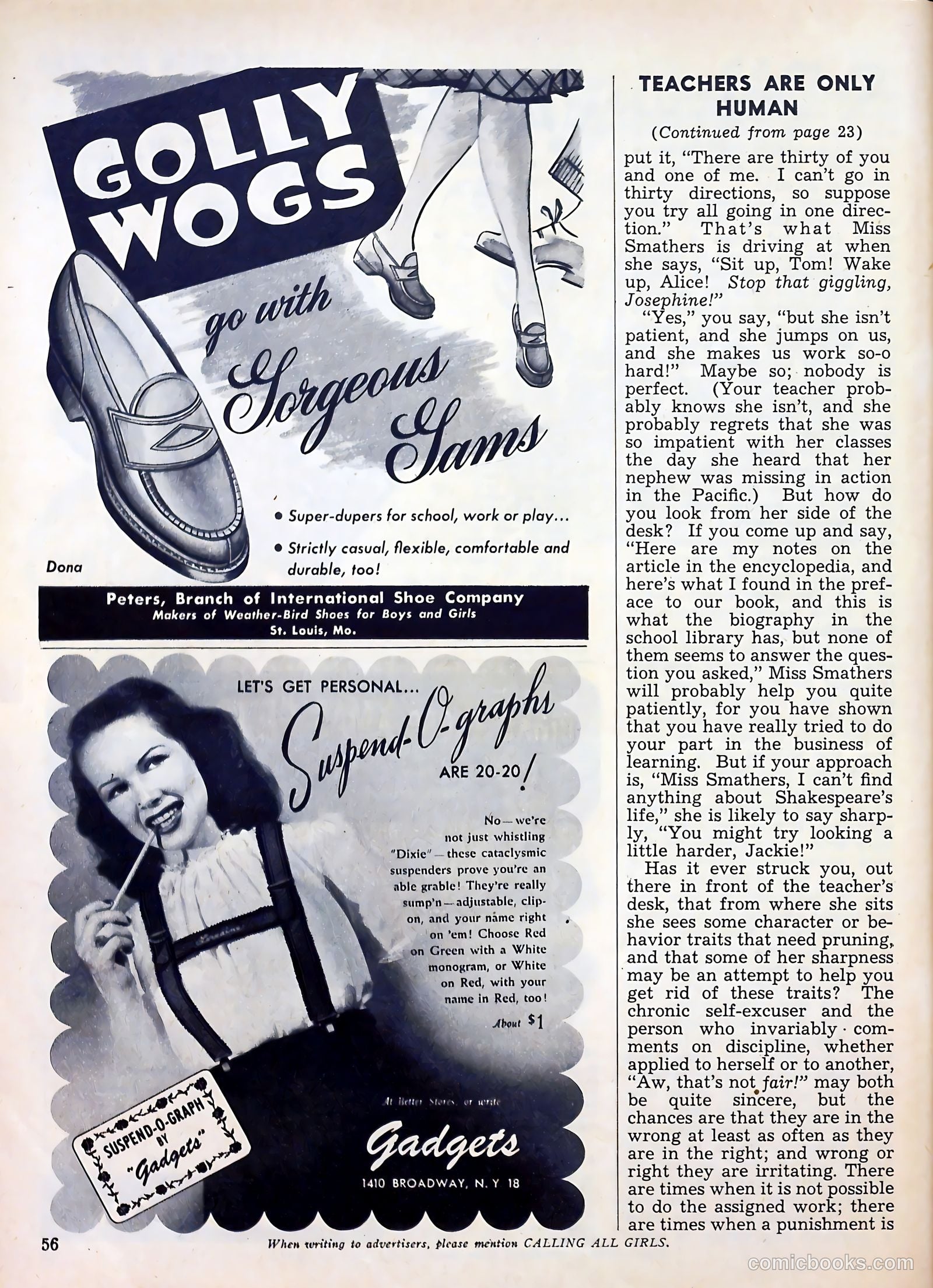 Calling All Girls #34 — page 56 of 68