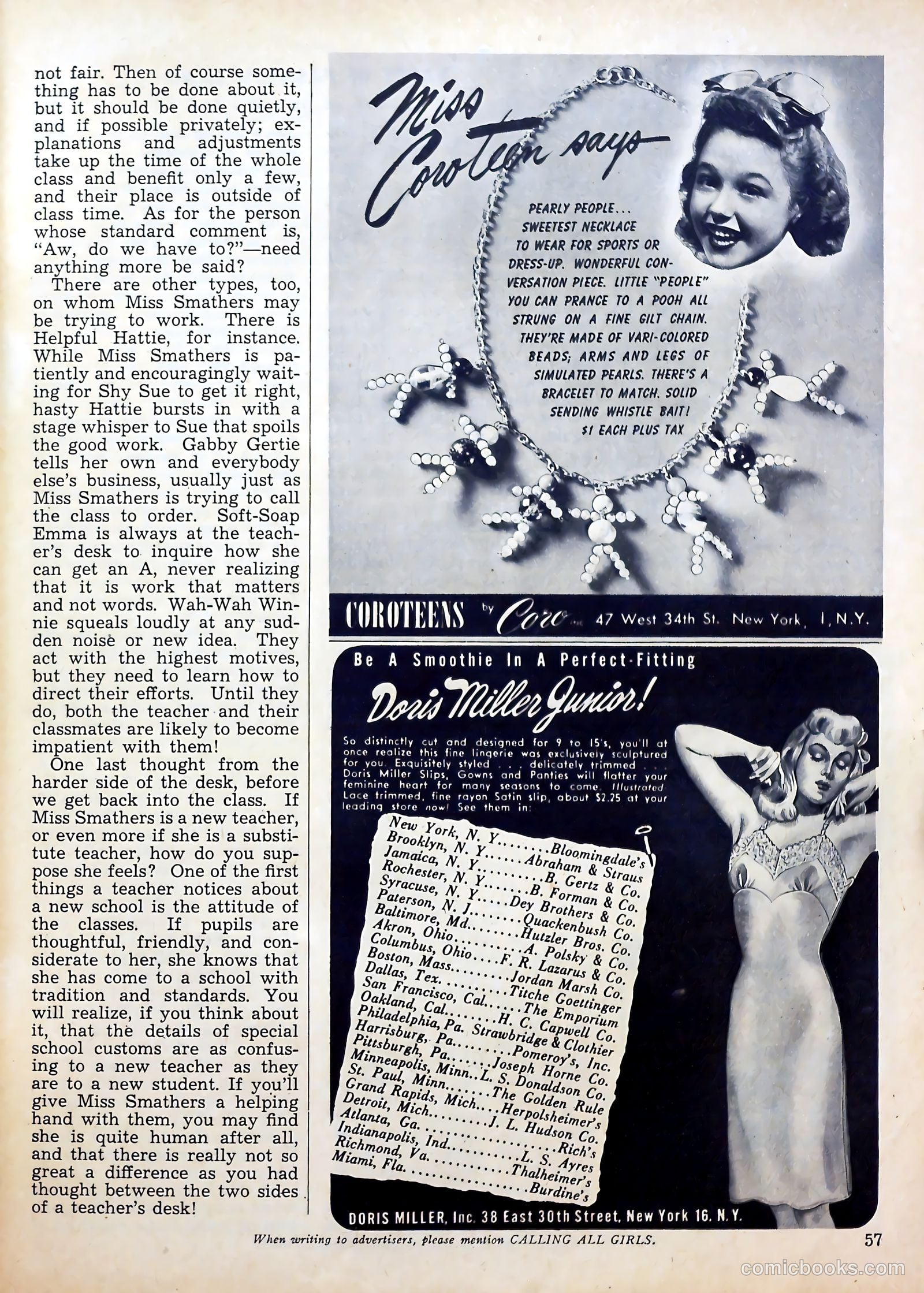 Calling All Girls #34 — page 57 of 68