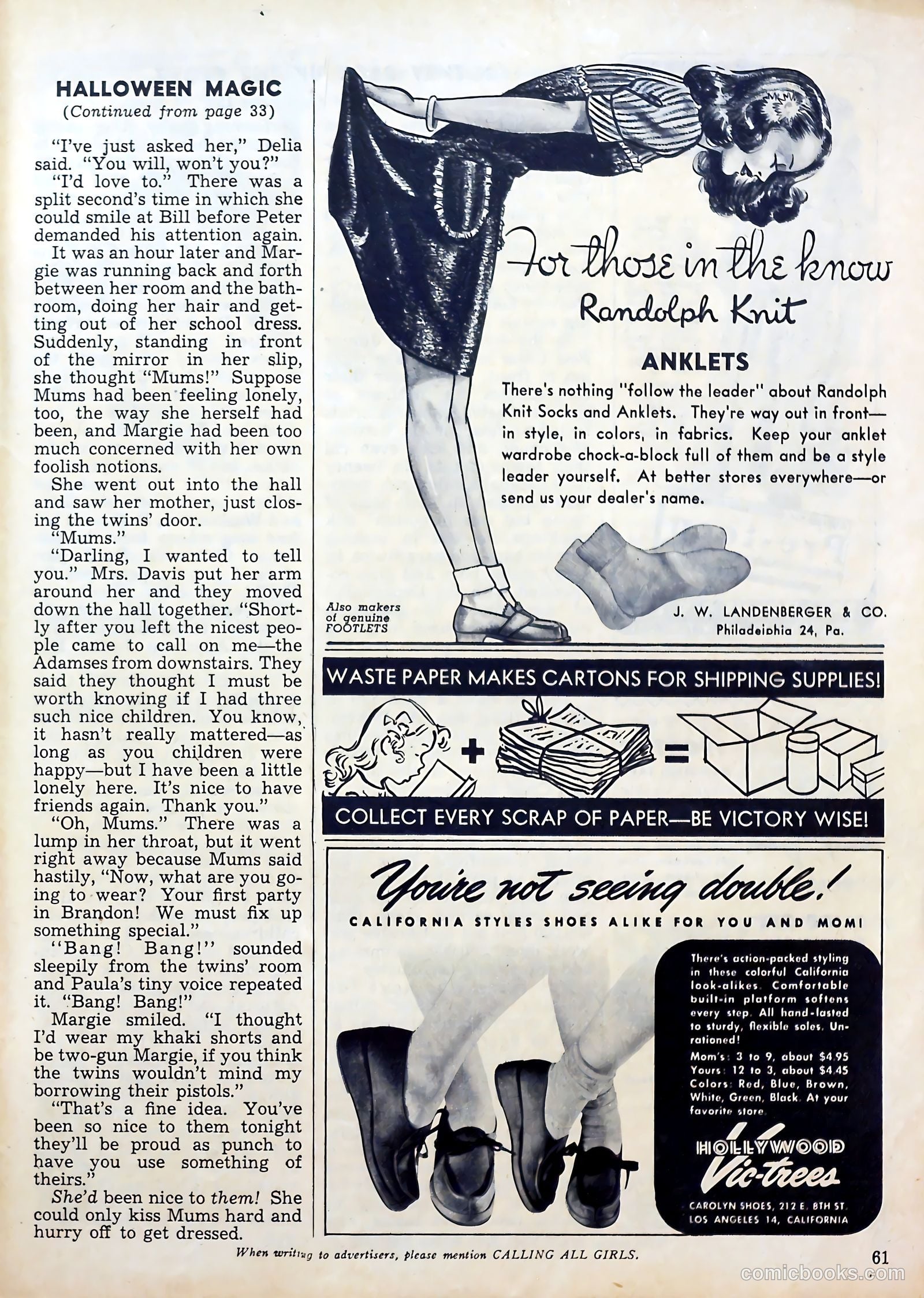 Calling All Girls #34 — page 61 of 68