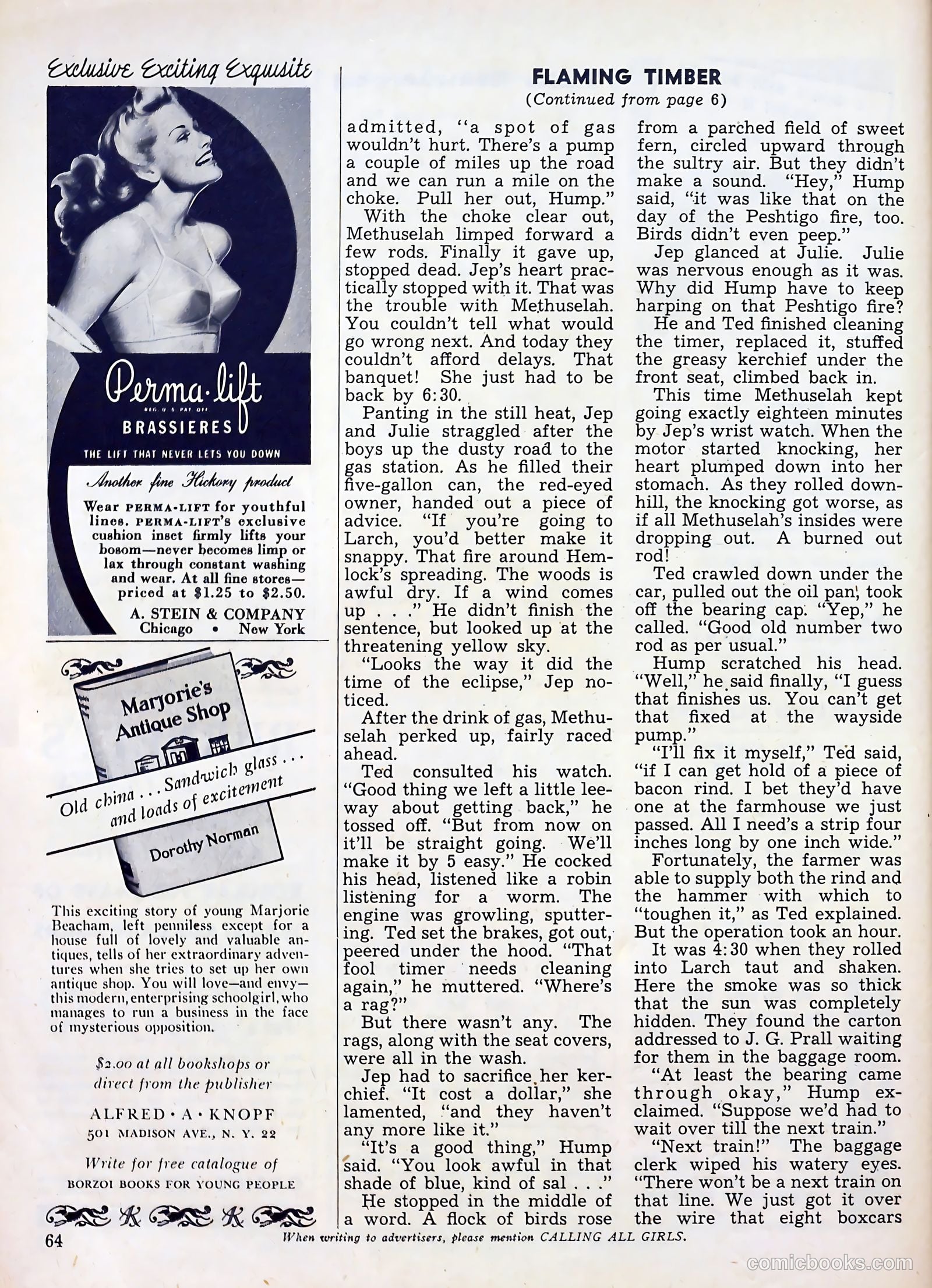 Calling All Girls #34 — page 64 of 68